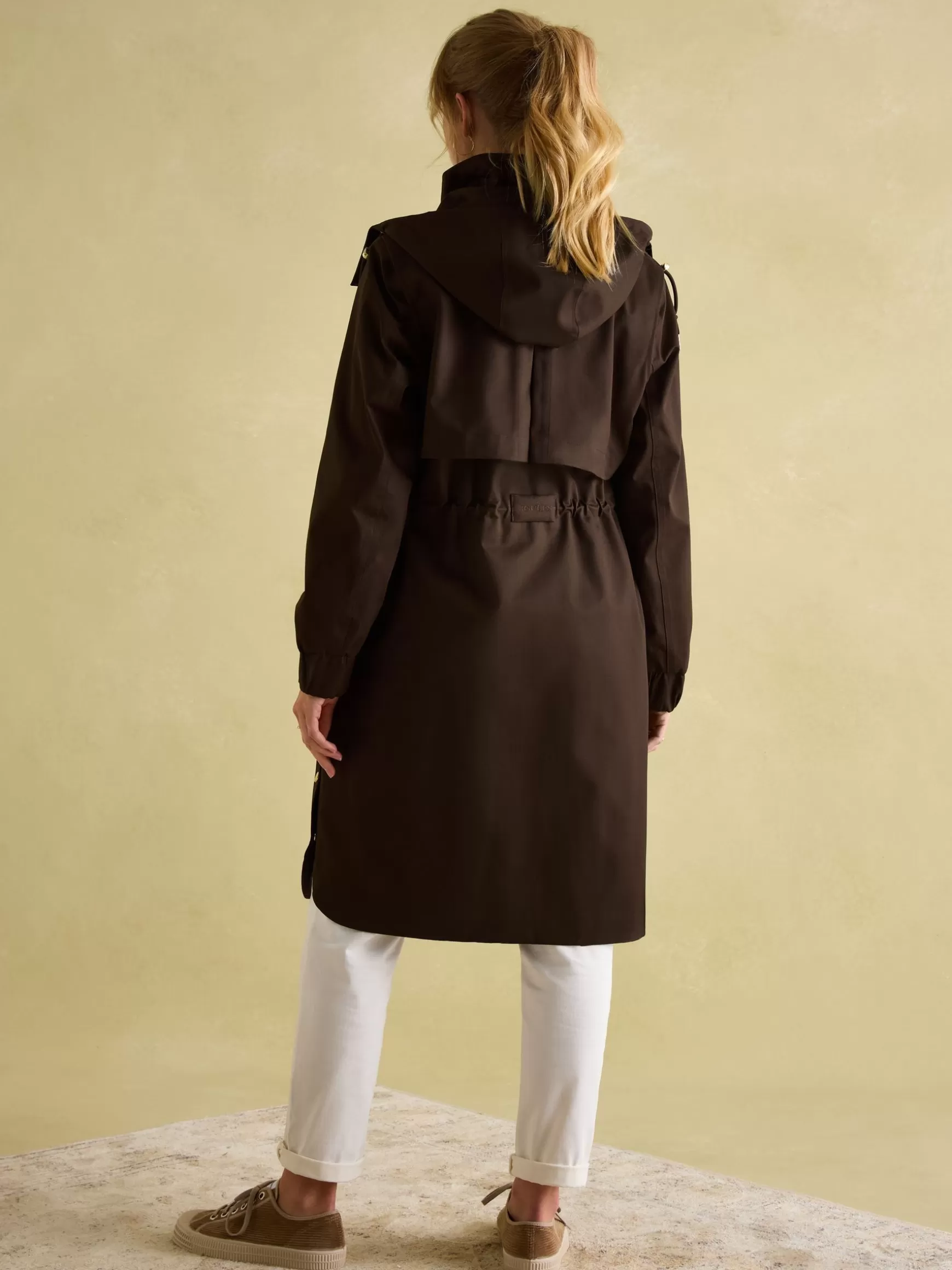 Harpsden Waterproof Long Raincoat with Hood^Joules Cheap