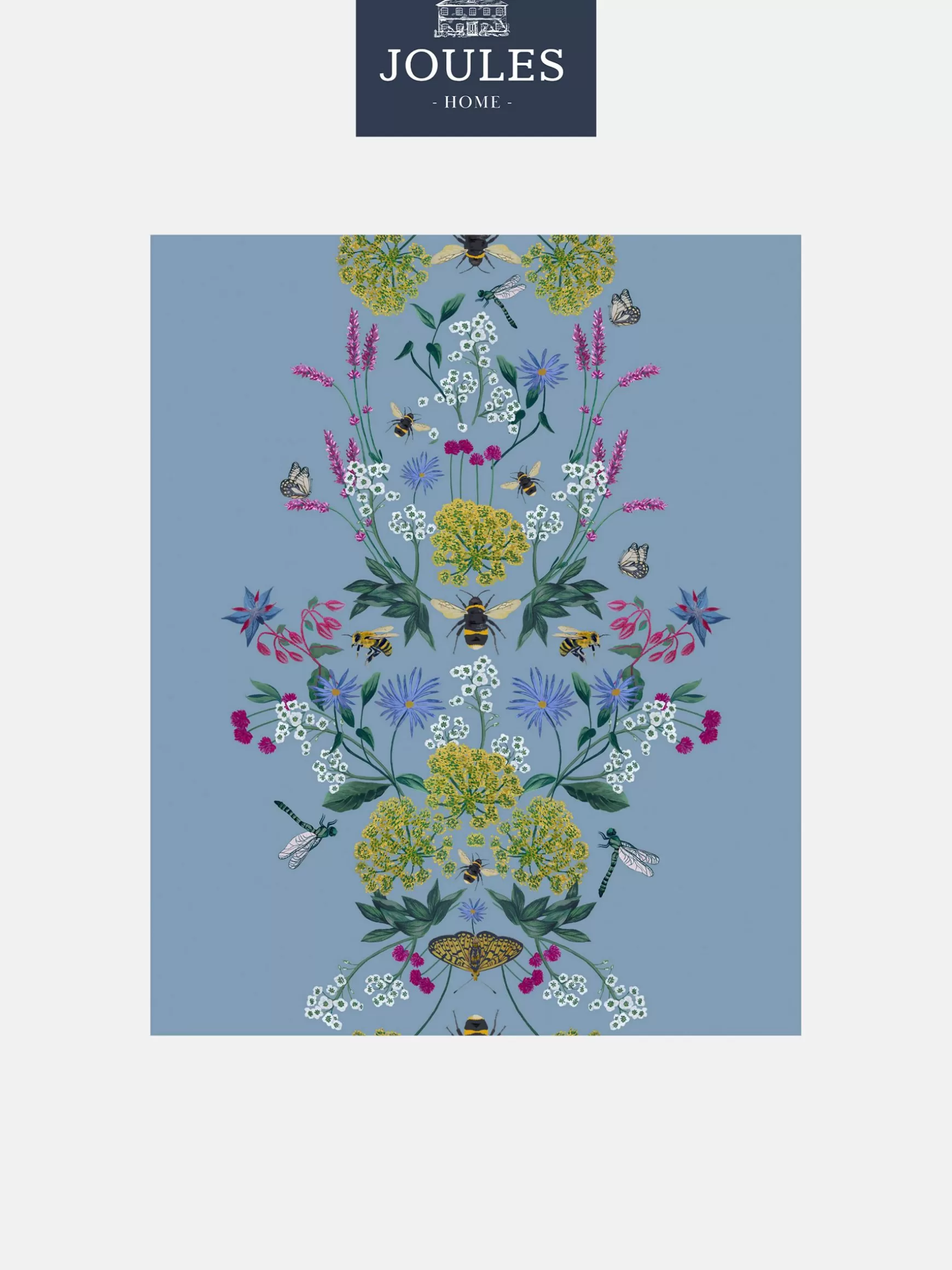 Haze Blue Perfect Pollinators 10M Wallpaper^Joules Discount