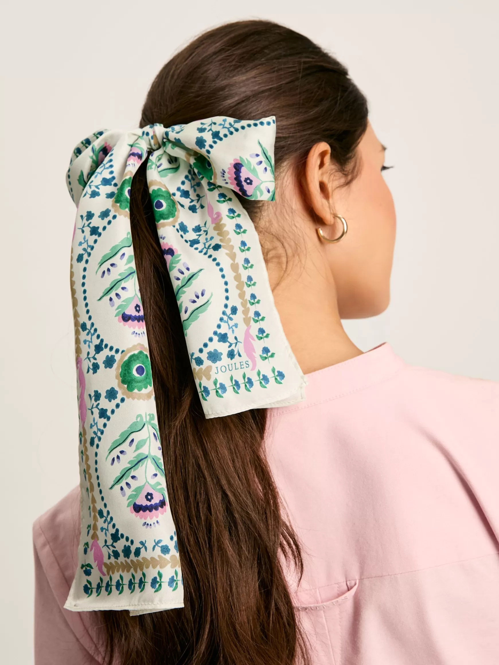Highgrove Skinny Printed Silk Scarf^Joules Cheap