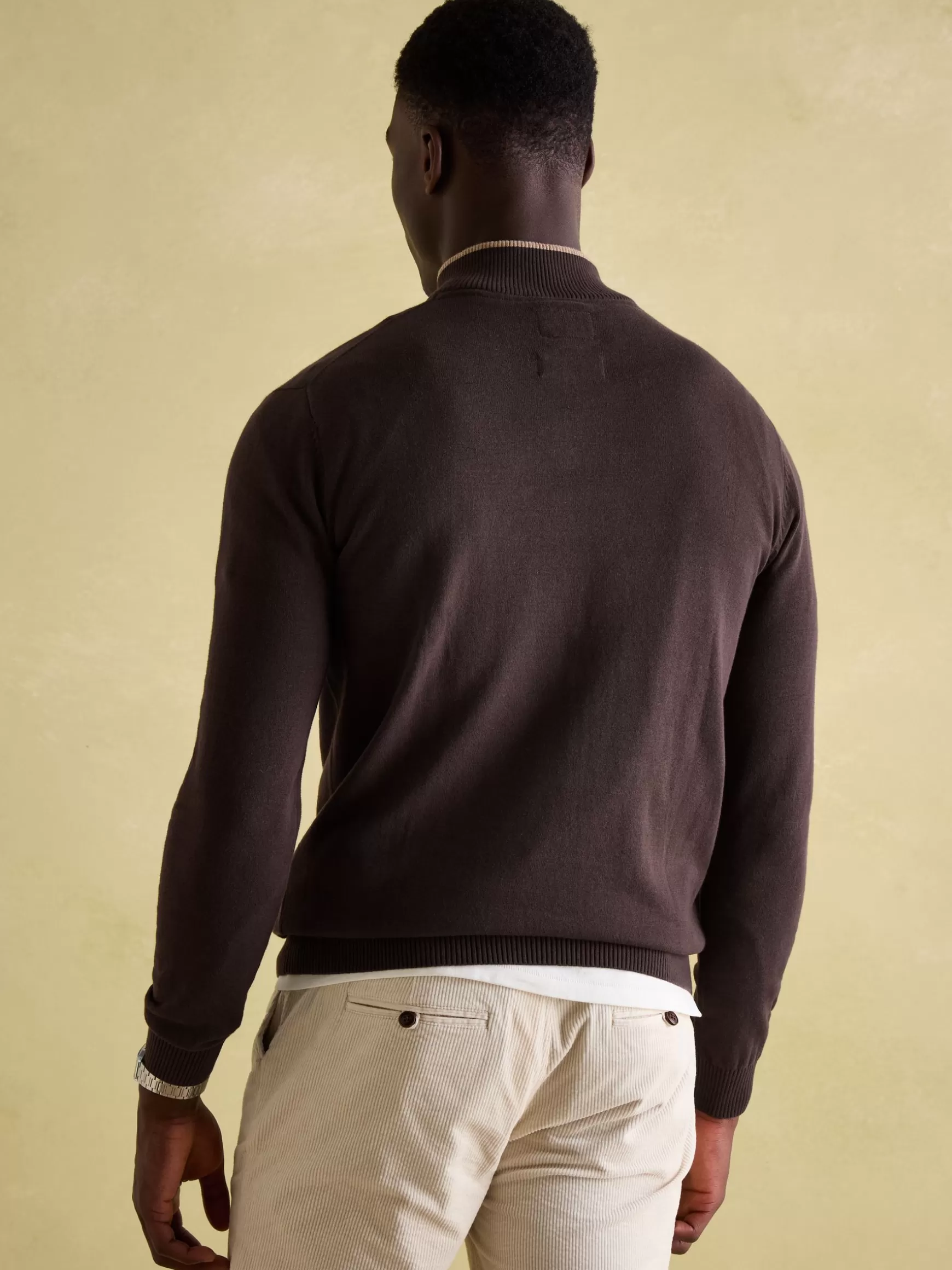 Hillside Quarter Zip Knit Jumper^Joules Hot