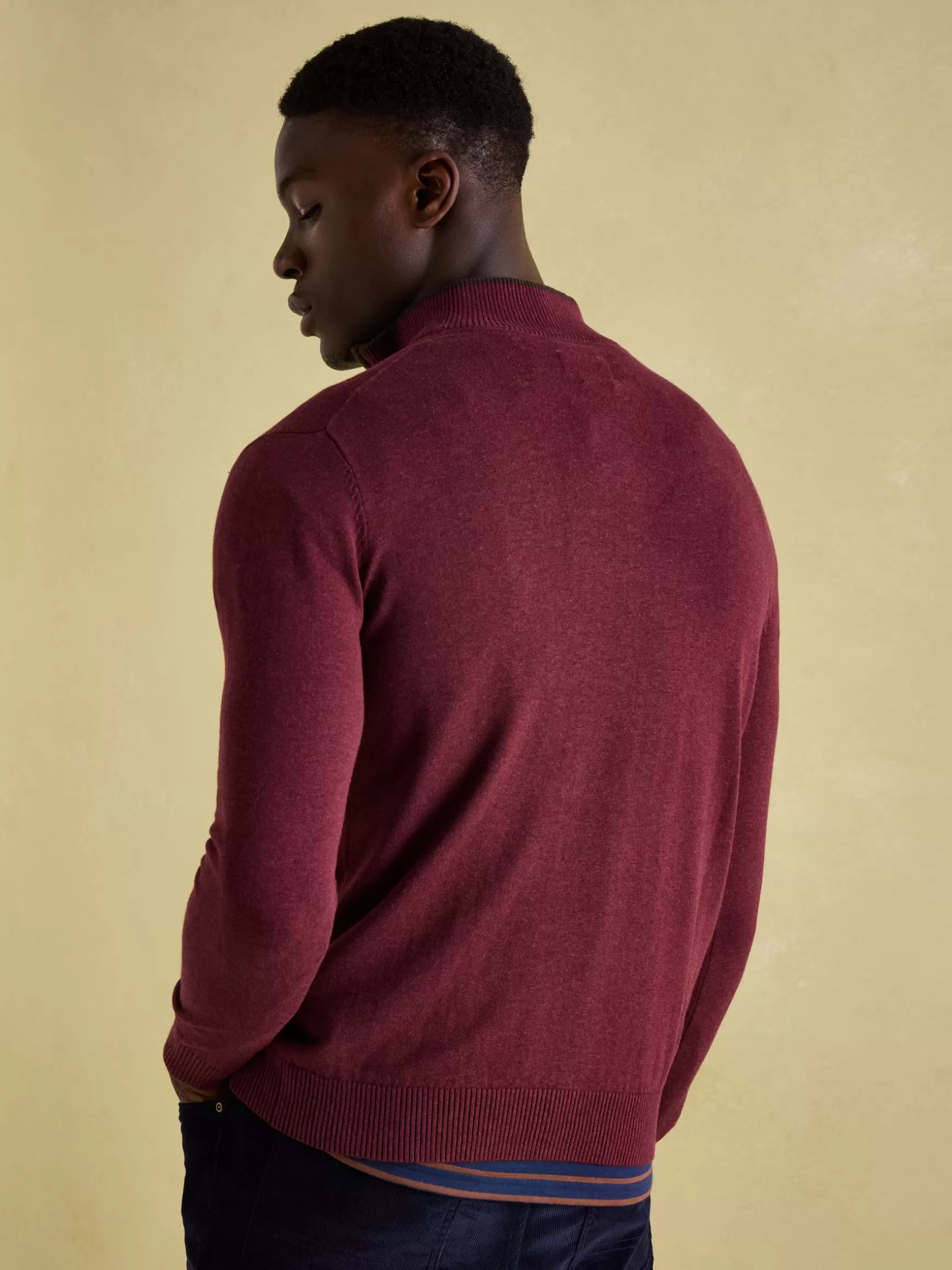 Hillside Quarter Zip Knit Jumper^Joules Cheap