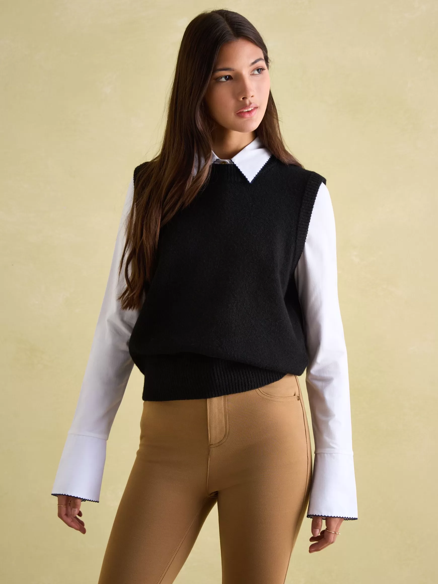 Holly Regular Fit Knitted Vest^Joules Outlet