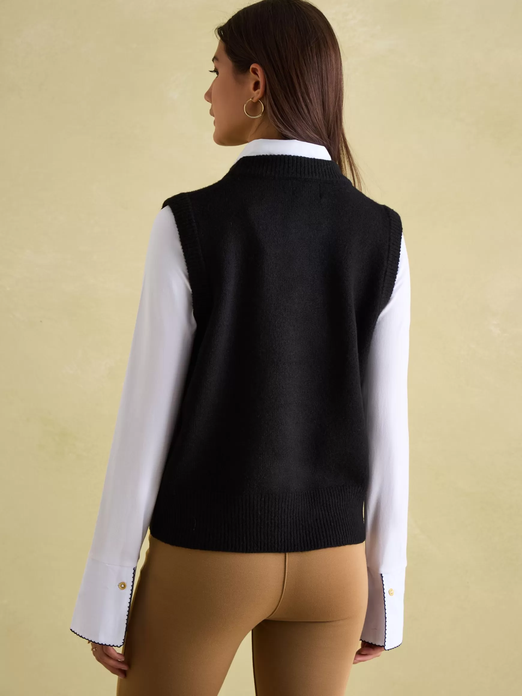 Holly Regular Fit Knitted Vest^Joules Outlet