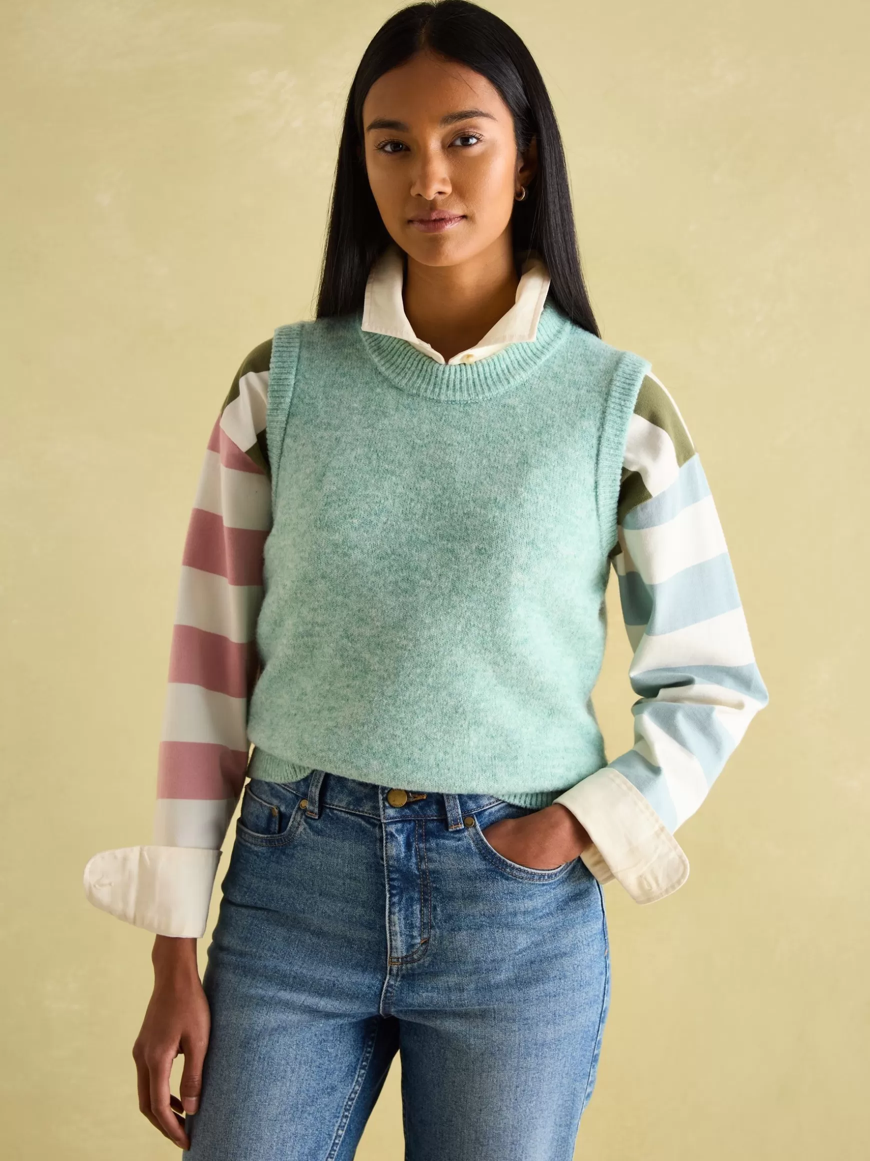Holly Knitted Vest^Joules Shop