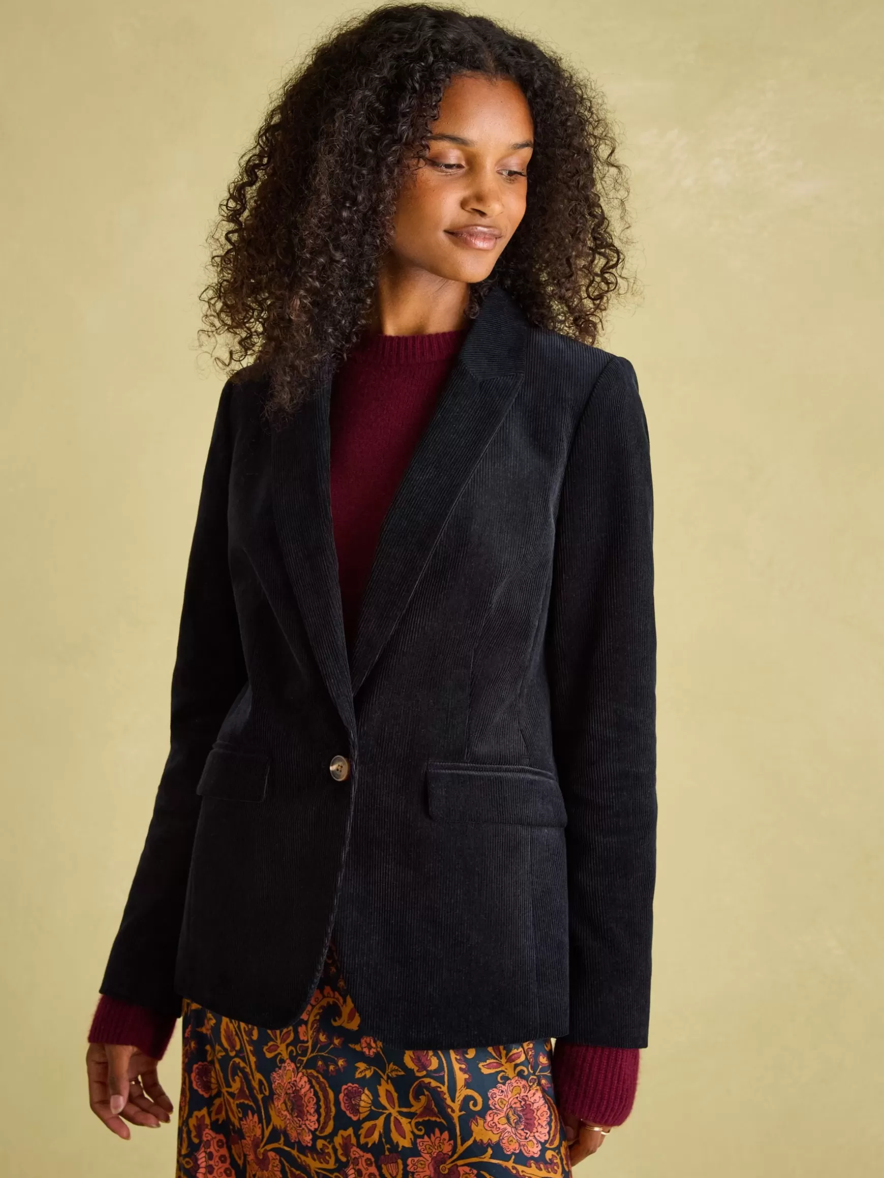 Holton Navy Blue Corduroy Blazer^Joules Discount