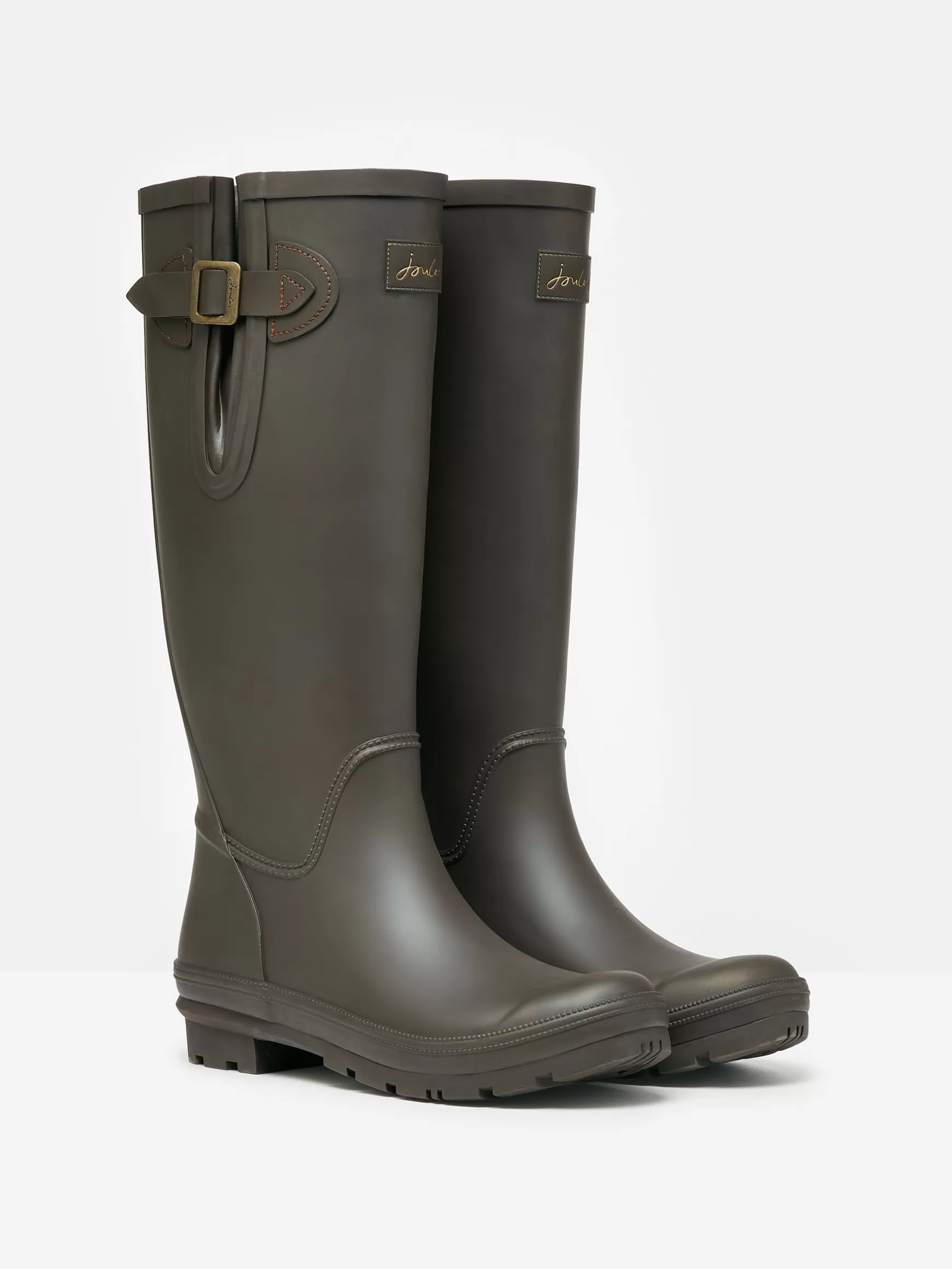 Houghton Chocolate Brown Adjustable Tall Wellies^Joules Best