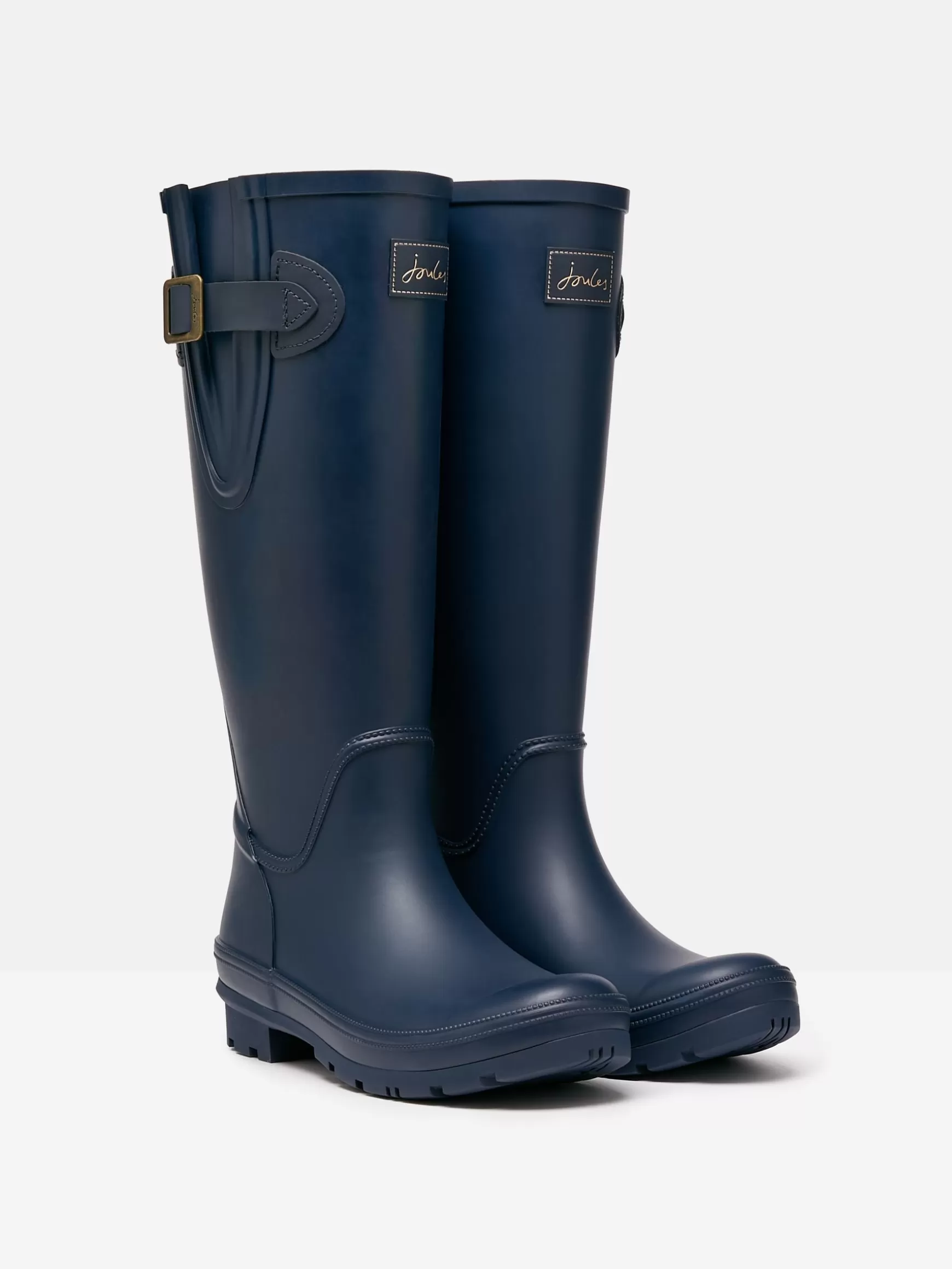 Houghton Navy Blue Adjustable Tall Wellies^Joules Hot