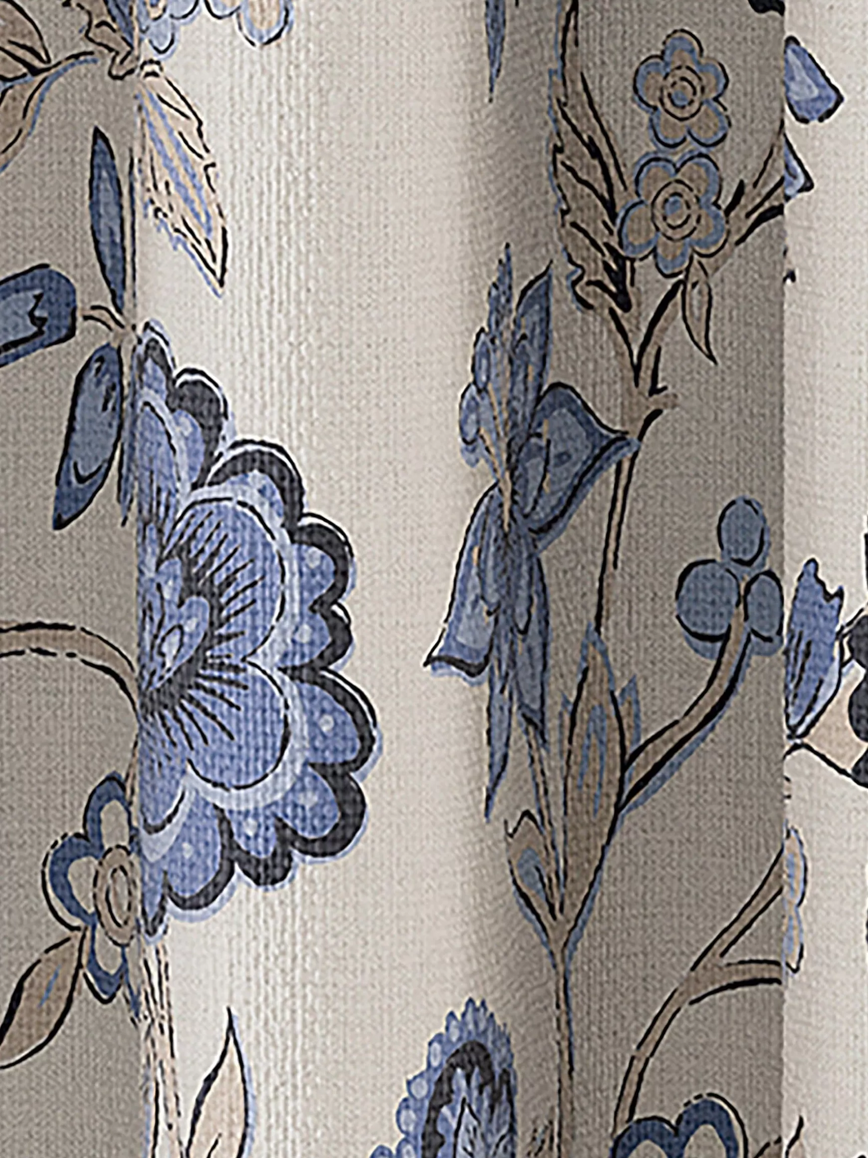 Indienne Floral Set of 2 Blackout Eyelet Curtains^Joules Best