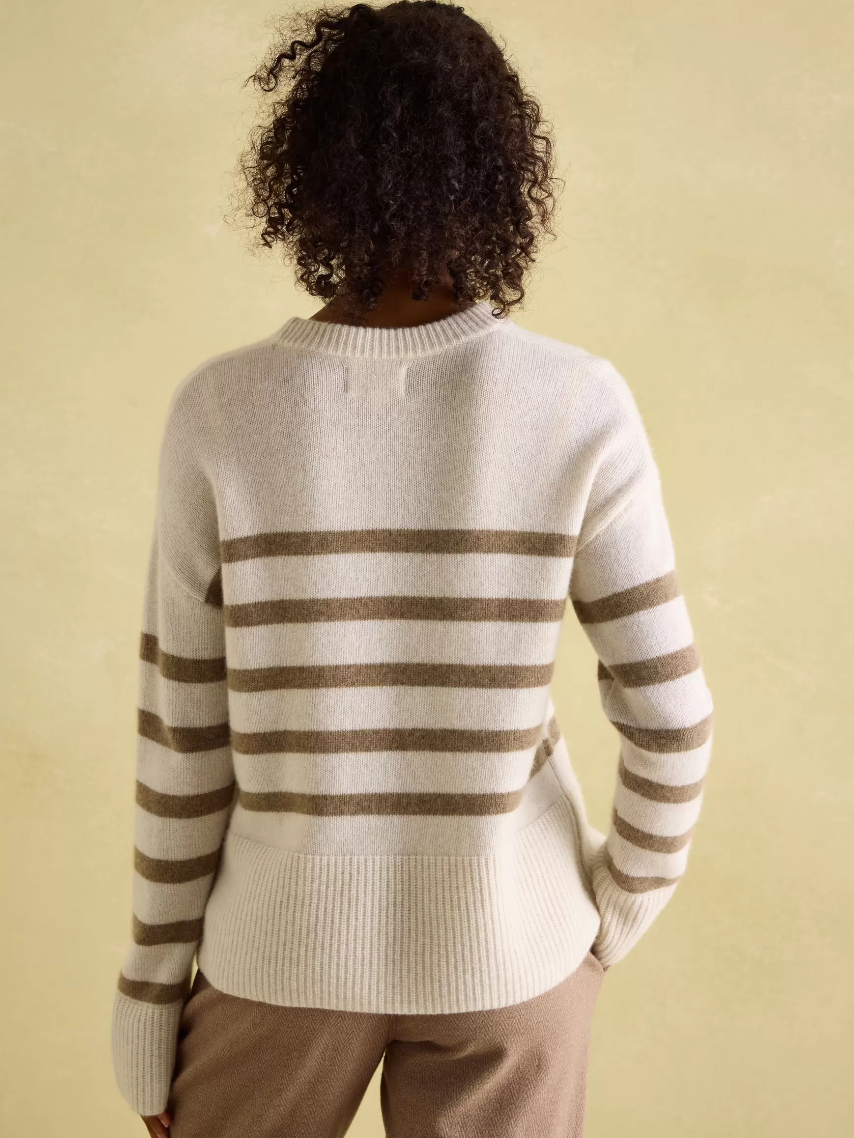 Ivy Tan Brown 100% Cashmere Jumper^Joules Best Sale