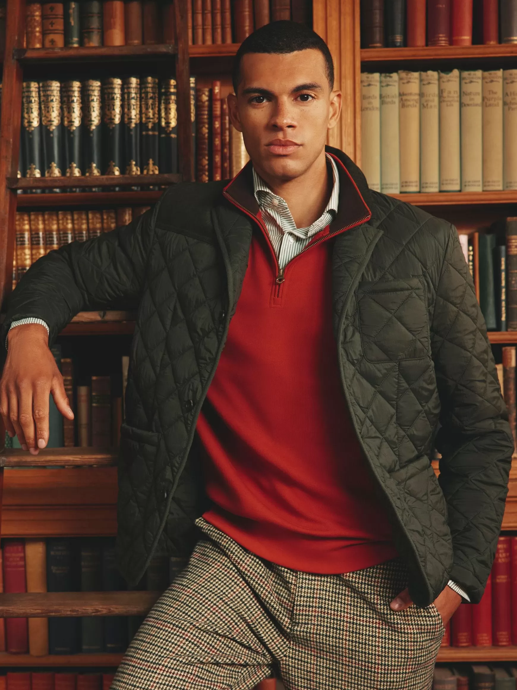 Jasper Diamond Quilted Blazer^Joules Clearance