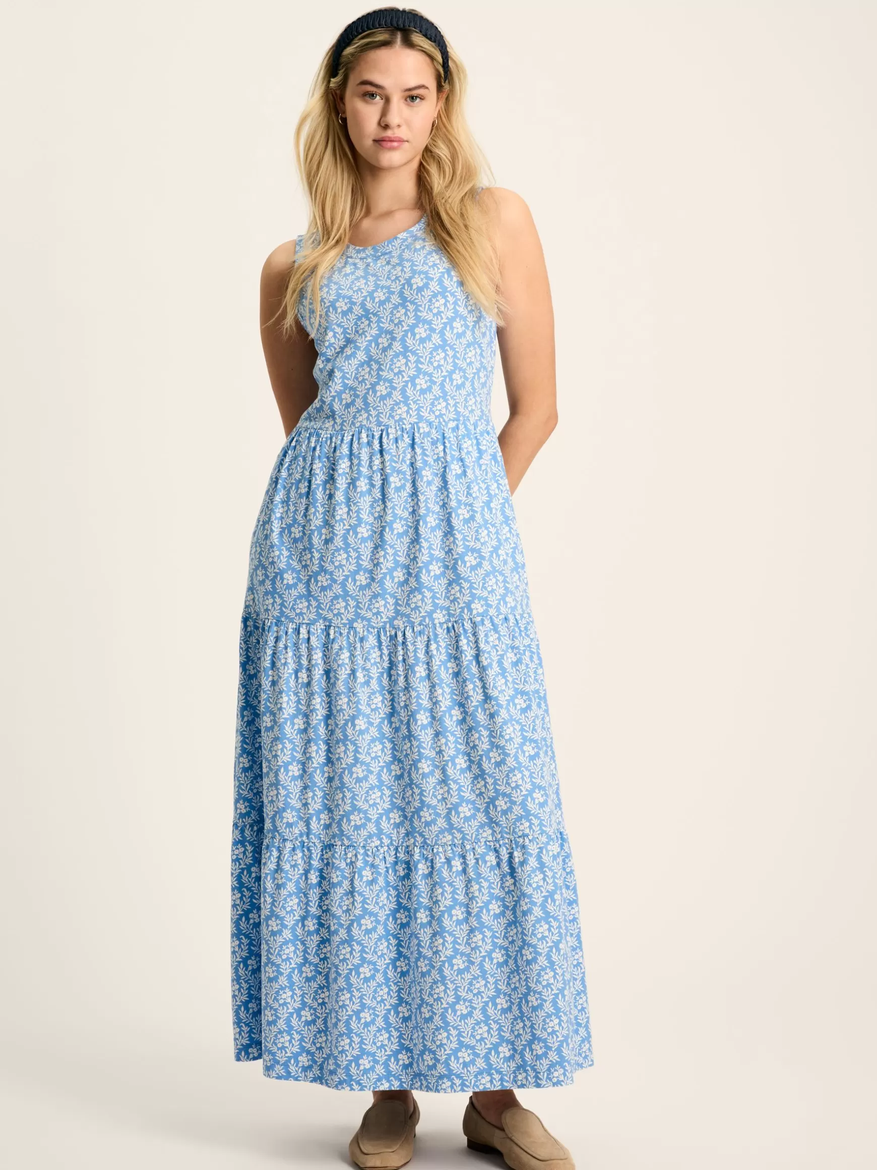 Jayne Jersey Tiered Dress^Joules Clearance