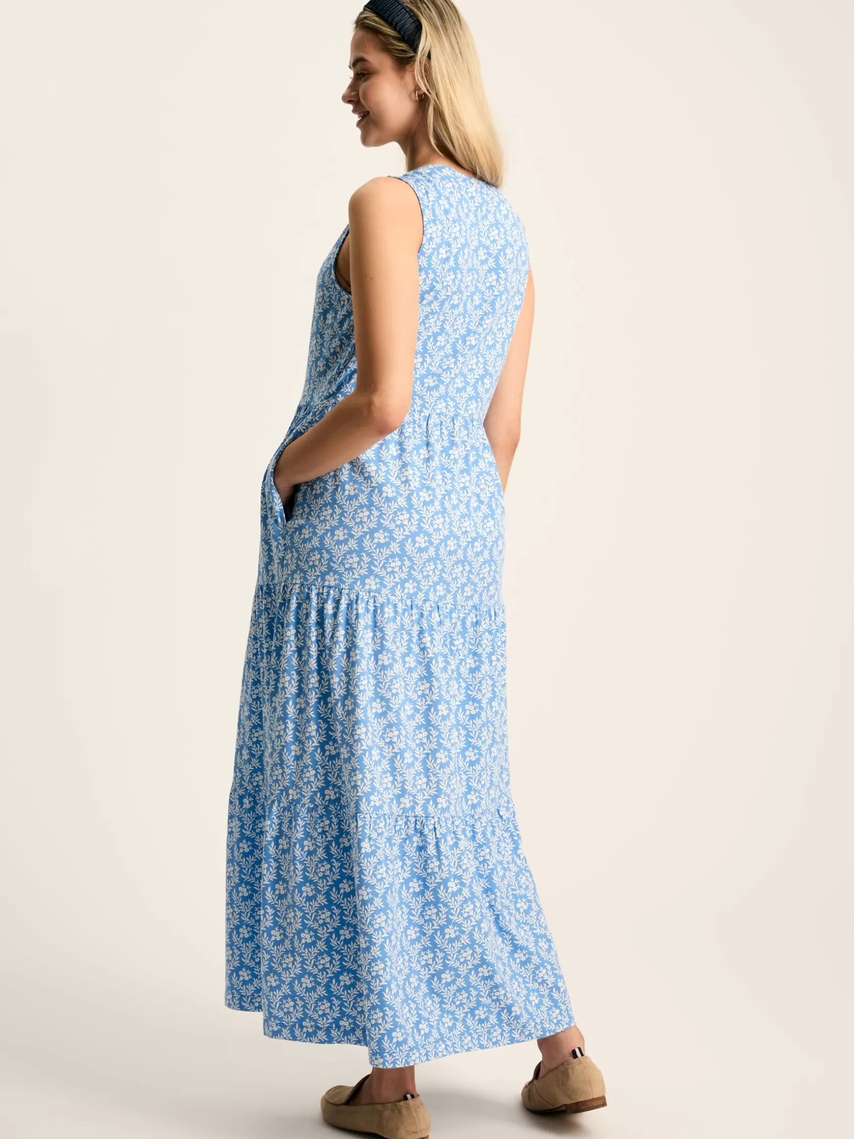Jayne Jersey Tiered Dress^Joules Clearance