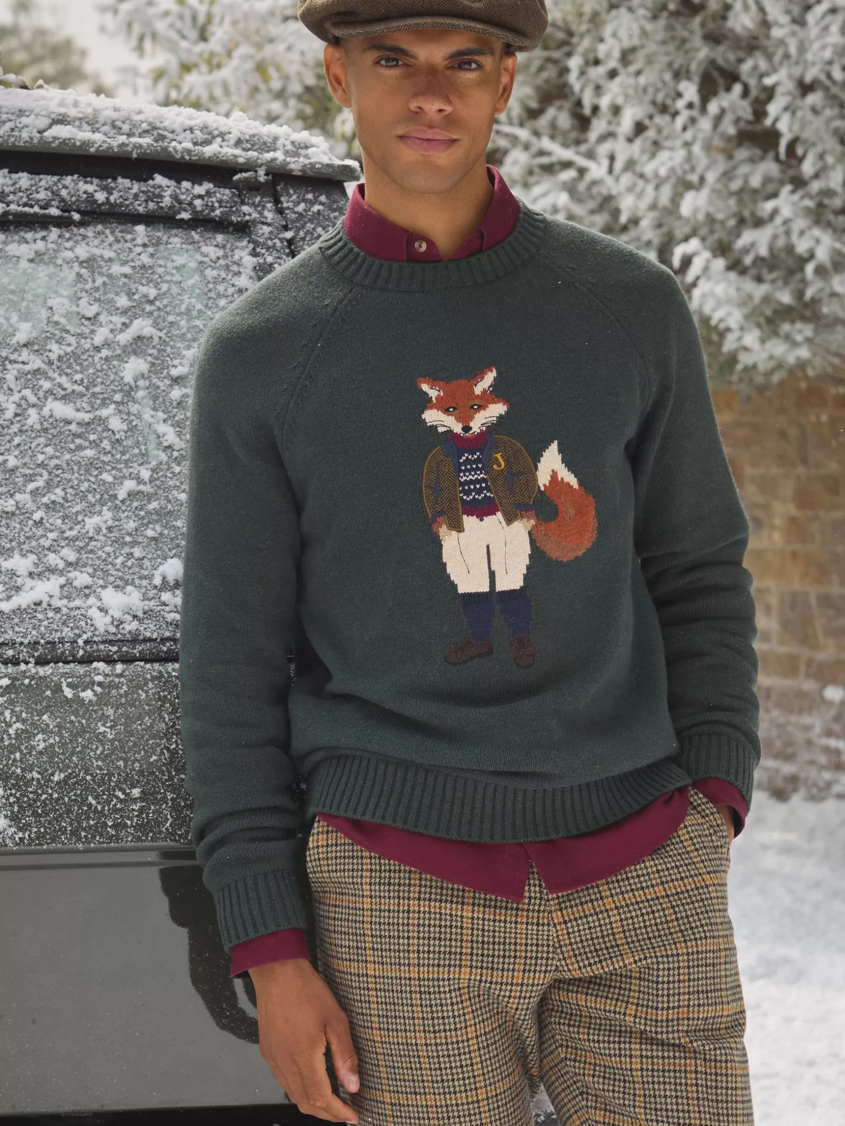 Jonty Intarsia Crew Knit Jumper^Joules Best