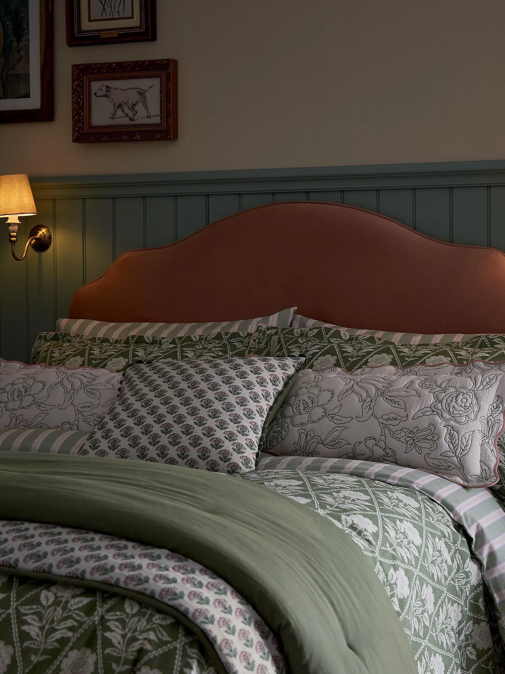 Juliette Stamp 100% Cotton Bedding Set^Joules Best