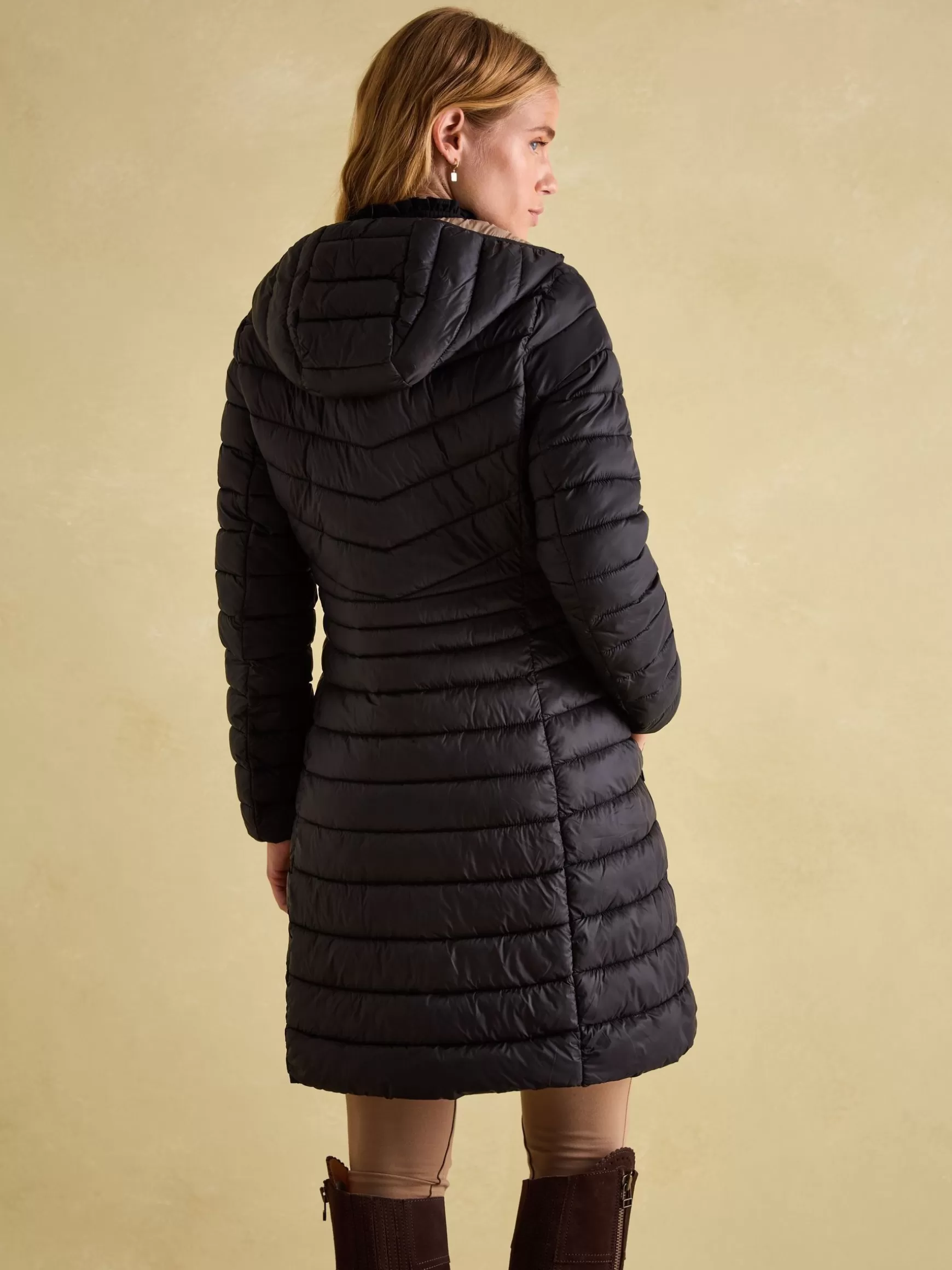 Kenley Showerproof Long Padded Coat with Hood^Joules Online