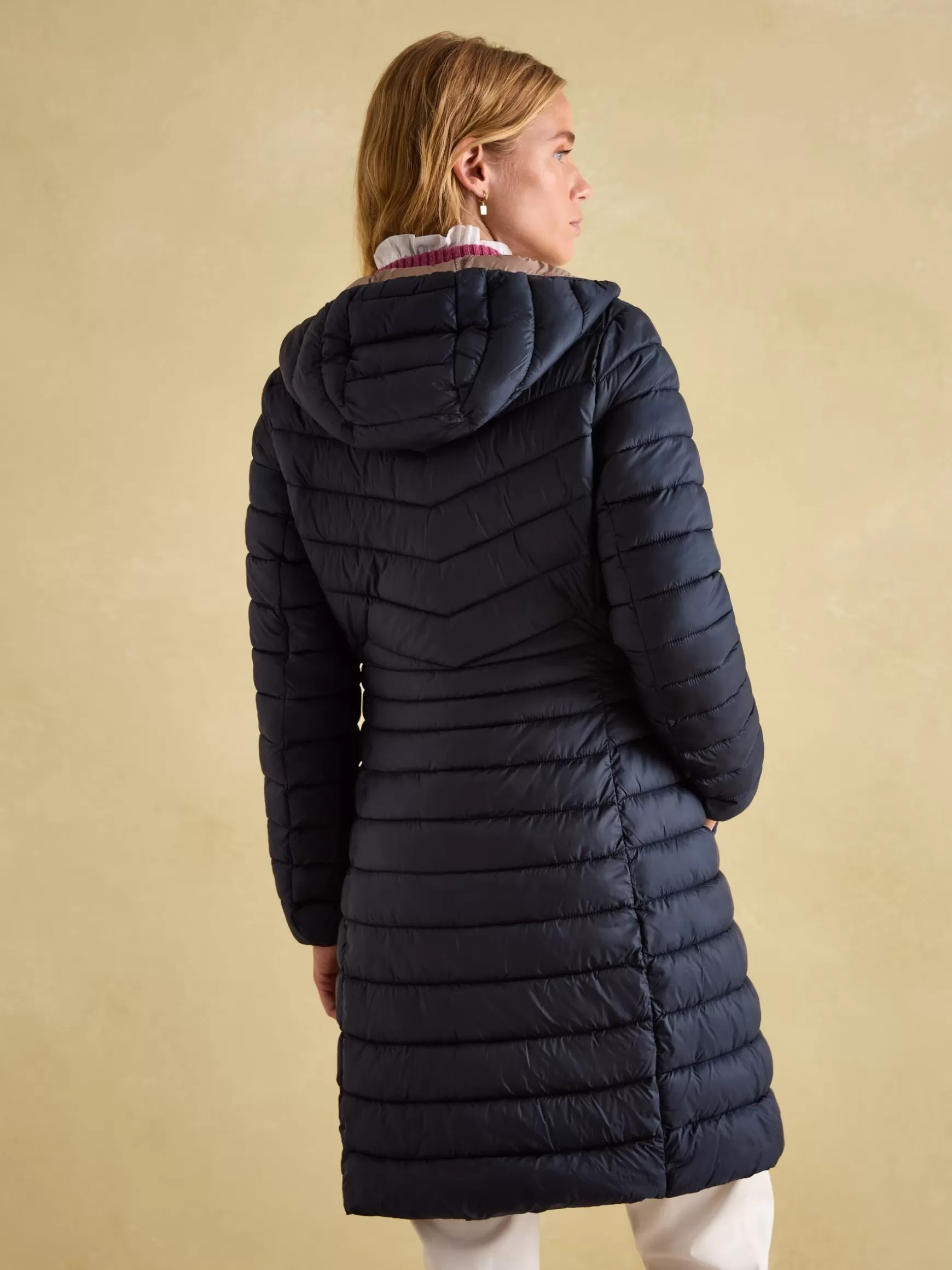 Kenley Showerproof Long Padded Coat with Hood^Joules Hot