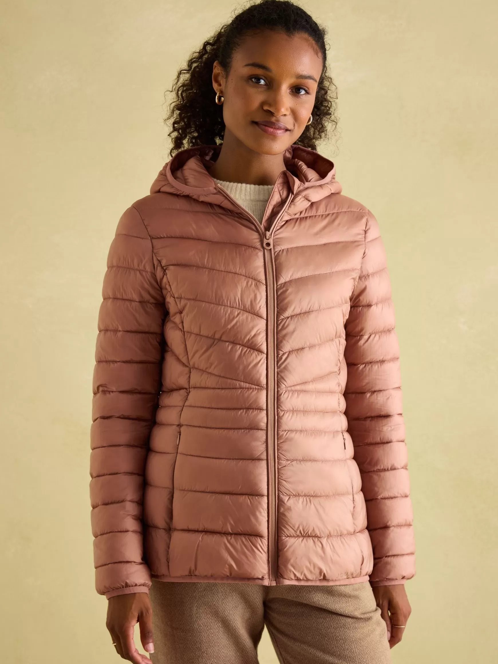 Kenley Showerproof Padded Coat with Hood^Joules Discount