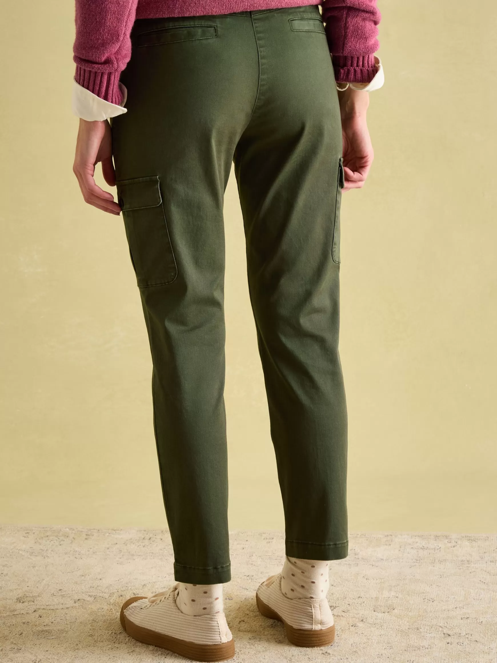 Khaki Green Slim Fit Cargo Trousers^Joules Cheap
