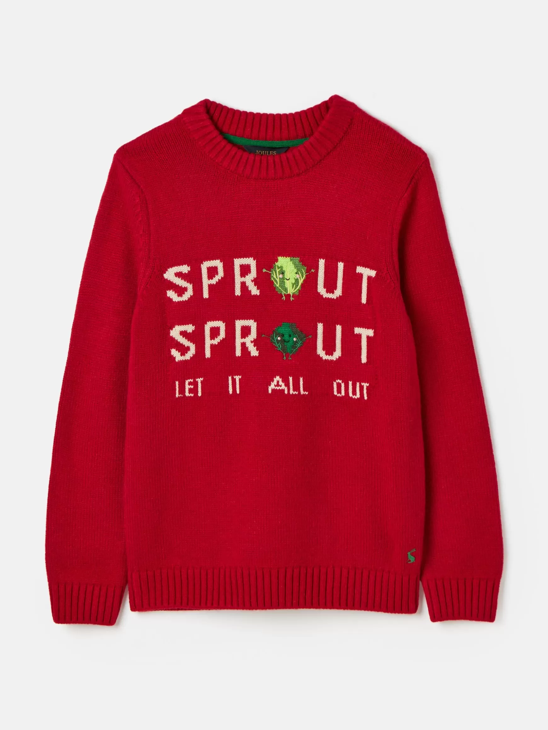 Kids' Cracking Intarsia Knitted Festive Jumper^Joules Best