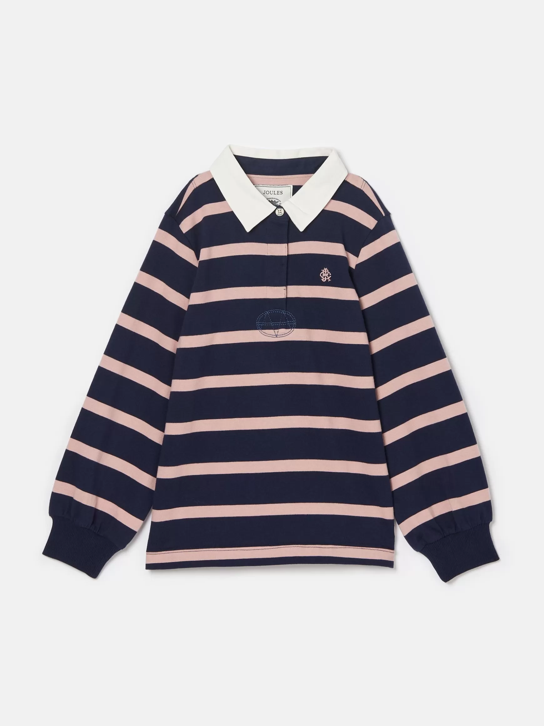 Kids' Sammie Stripe Rugby Top^Joules Clearance