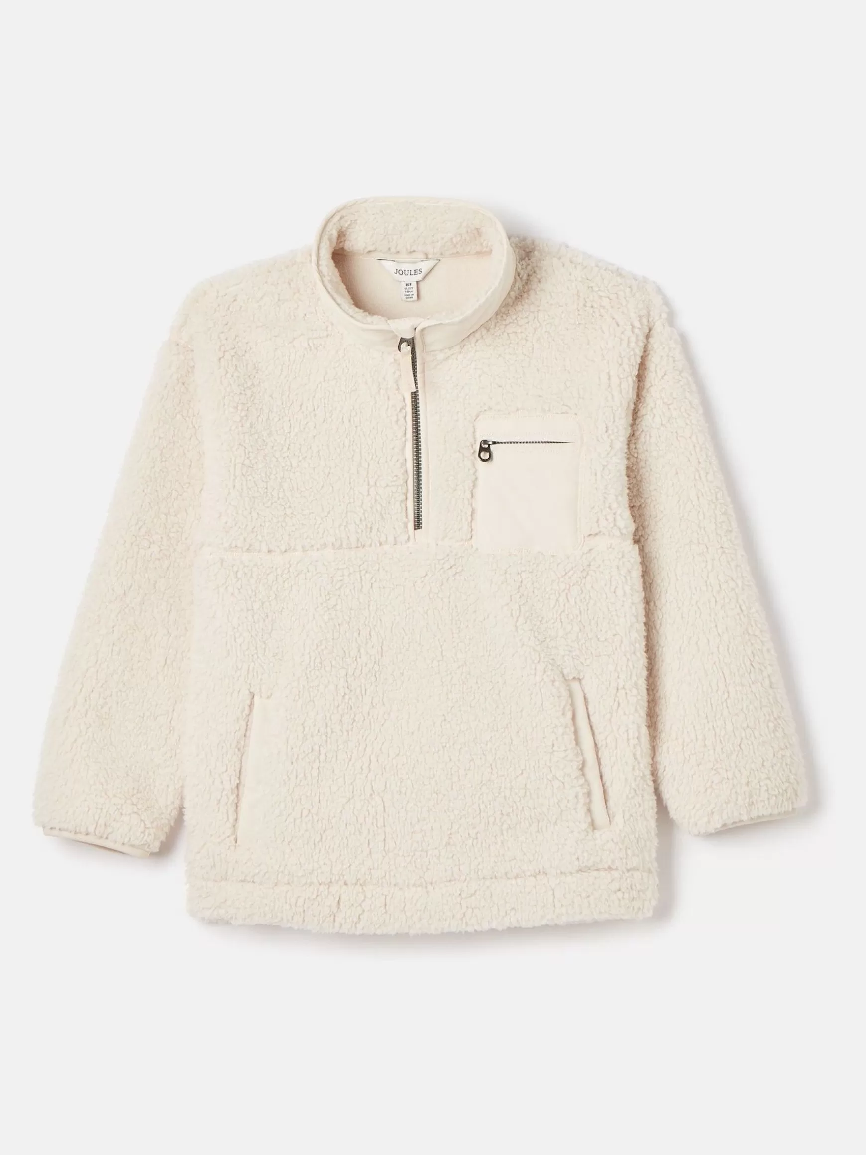 Kids' Tilly Half Zip Borg Fleece^Joules Shop