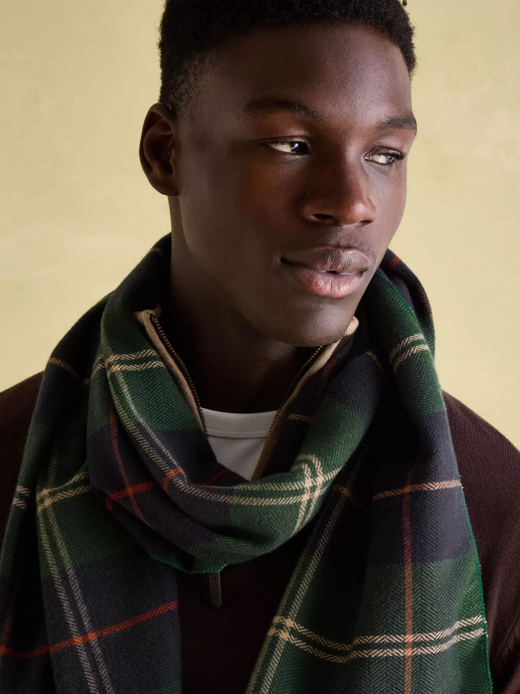 Langtree Green & Navy Scarf^Joules Discount