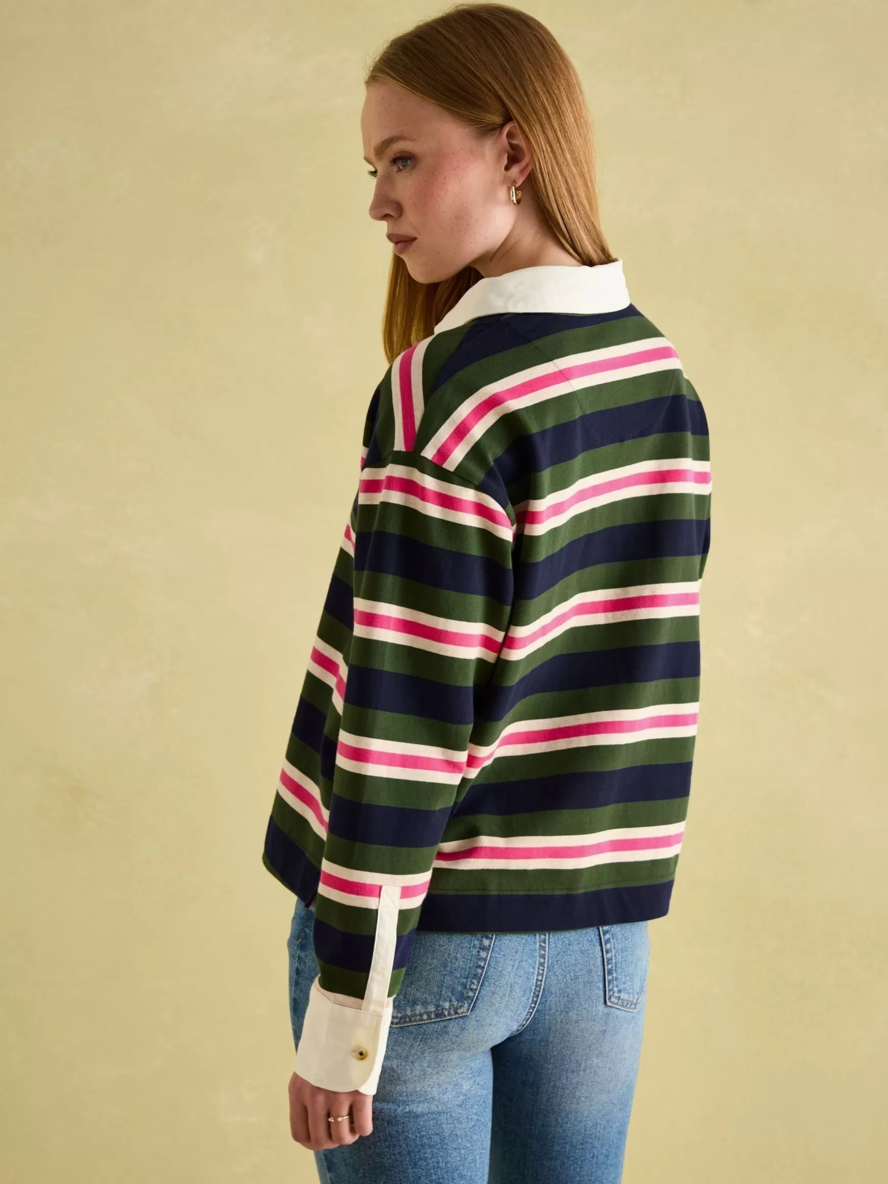 Lara Boxy Fit Rugby Shirt^Joules Outlet