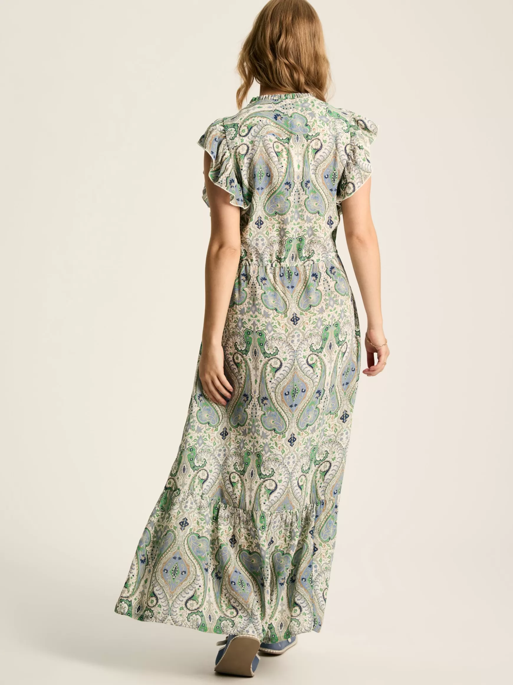 Lillia Tie Waist Tiered Dress^Joules Flash Sale