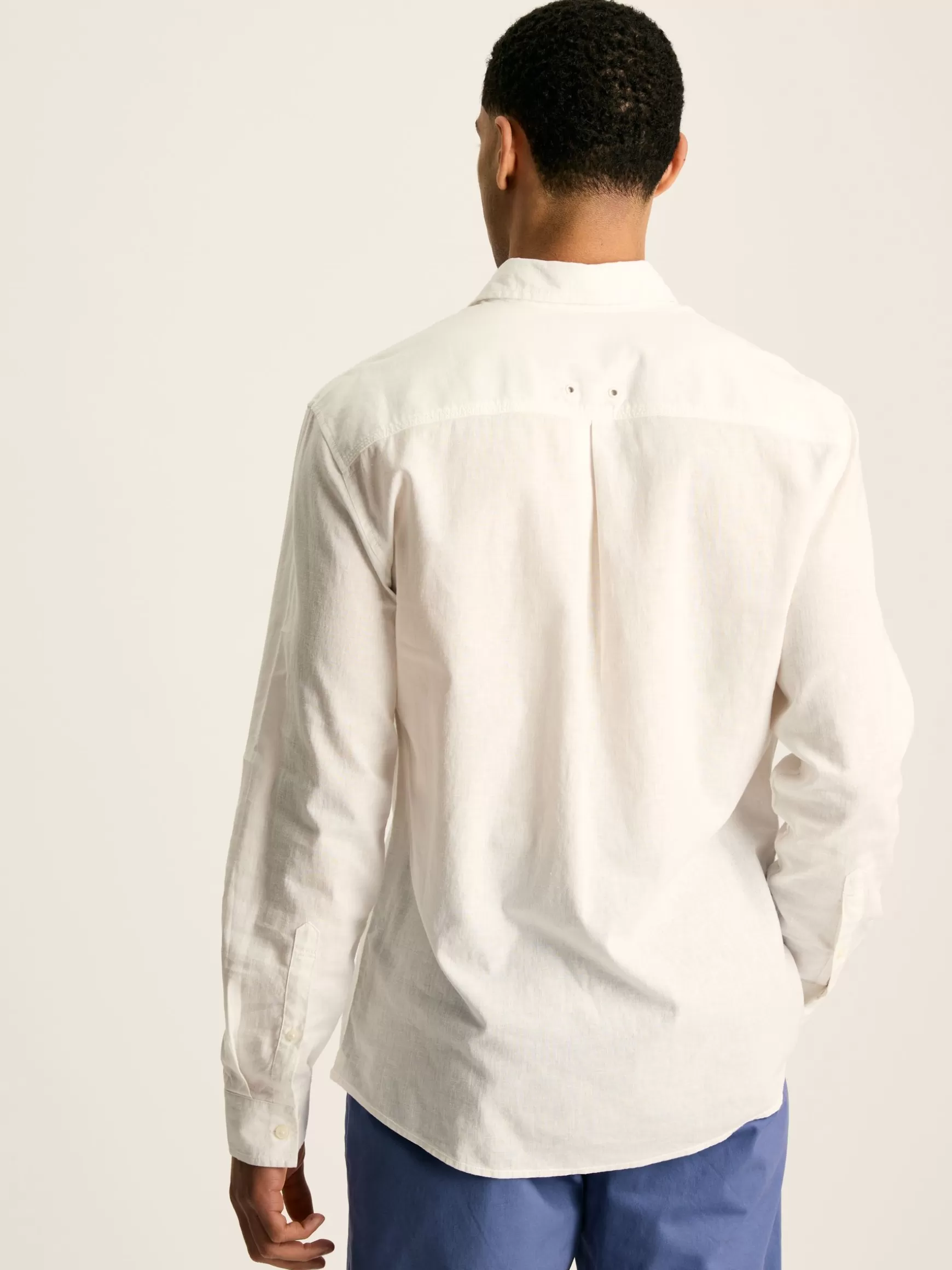 Linen Blend Plain Long Sleeve Shirt^Joules Cheap