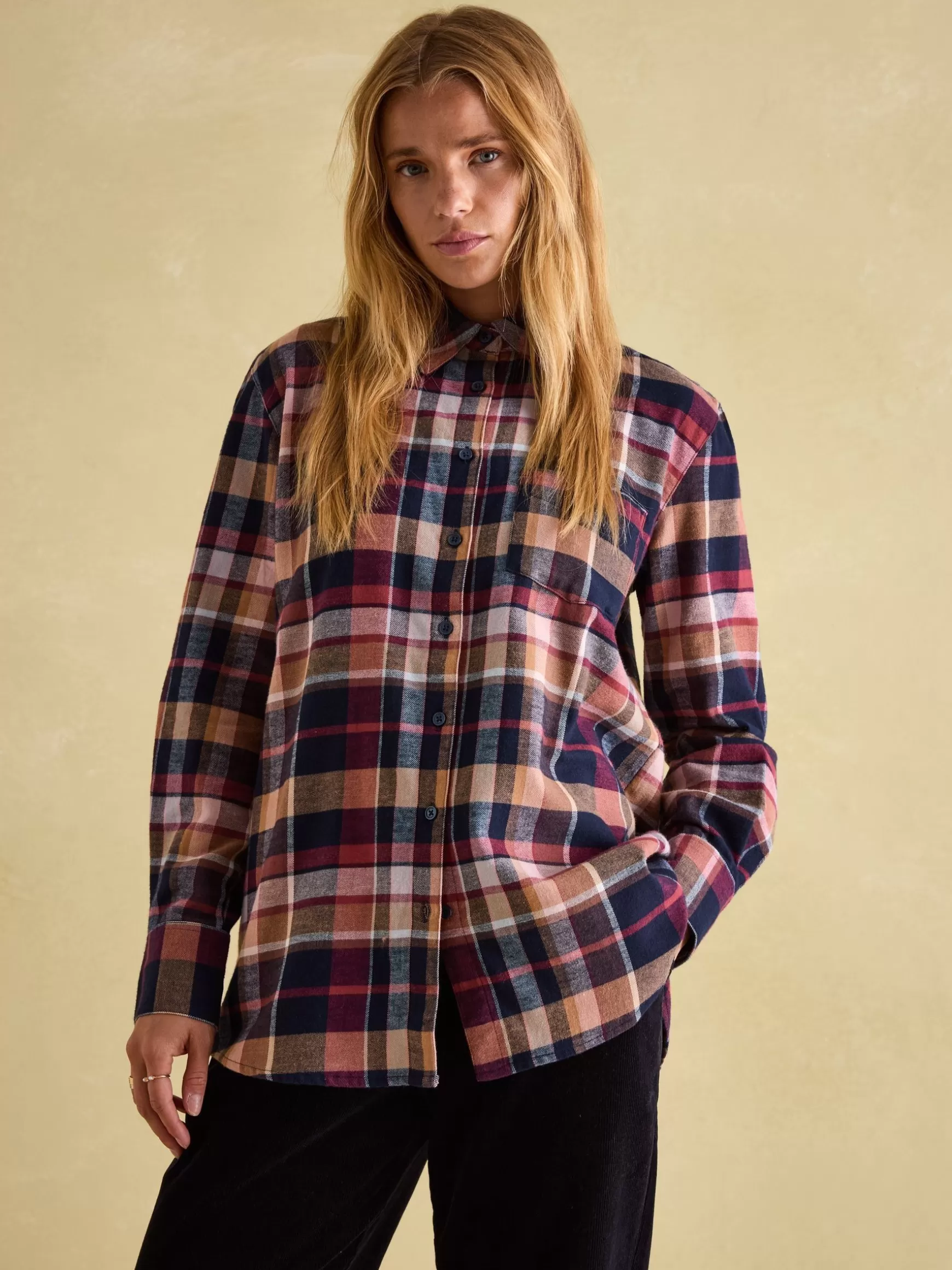 Lorena Brushed Shirt^Joules Cheap