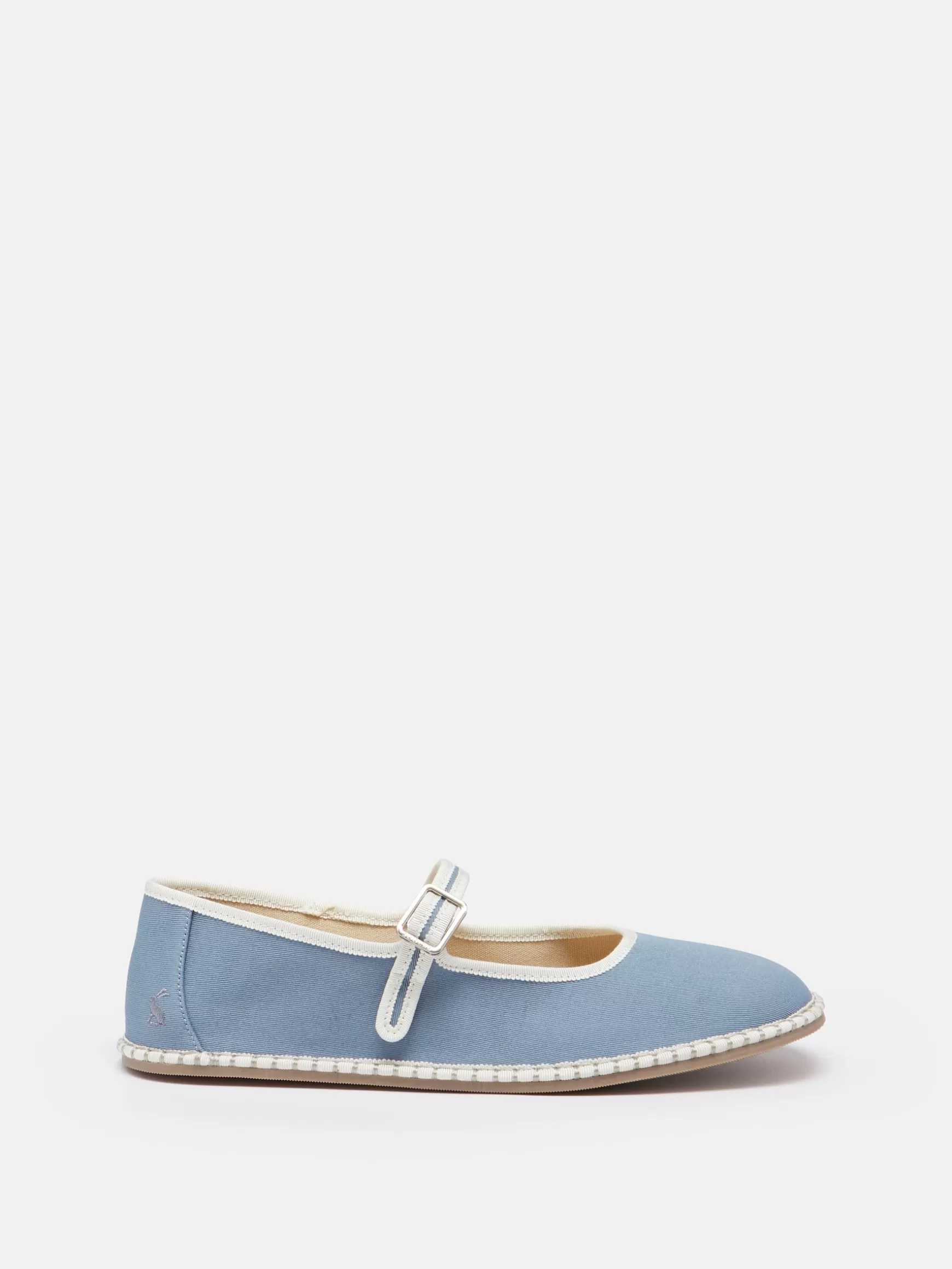 Maddison Light Blue Canvas Mary Jane Shoes^Joules Online
