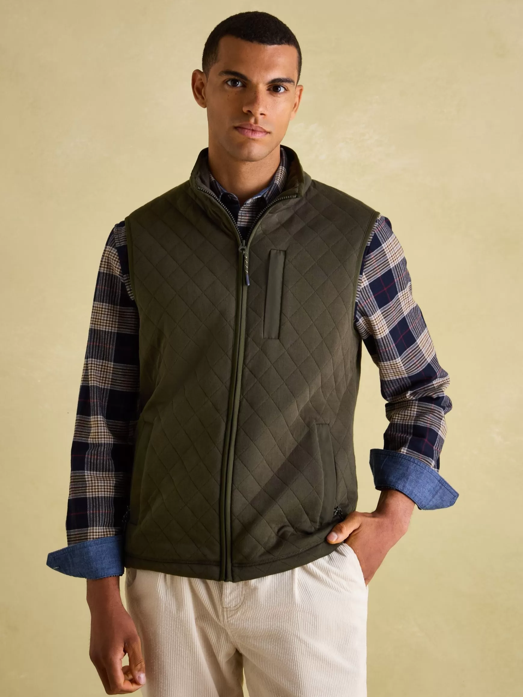 Malton Quilted Jersey Gilet^Joules Flash Sale
