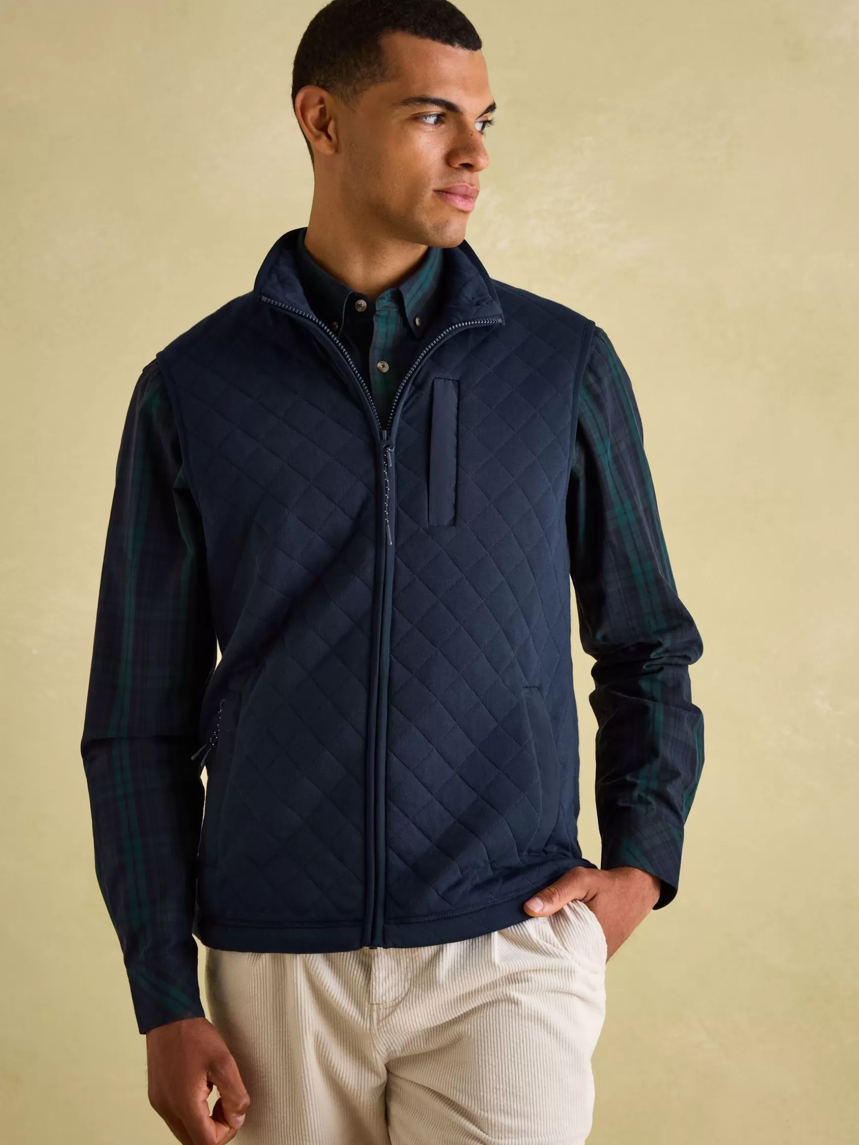 Malton Quilted Jersey Gilet^Joules Flash Sale