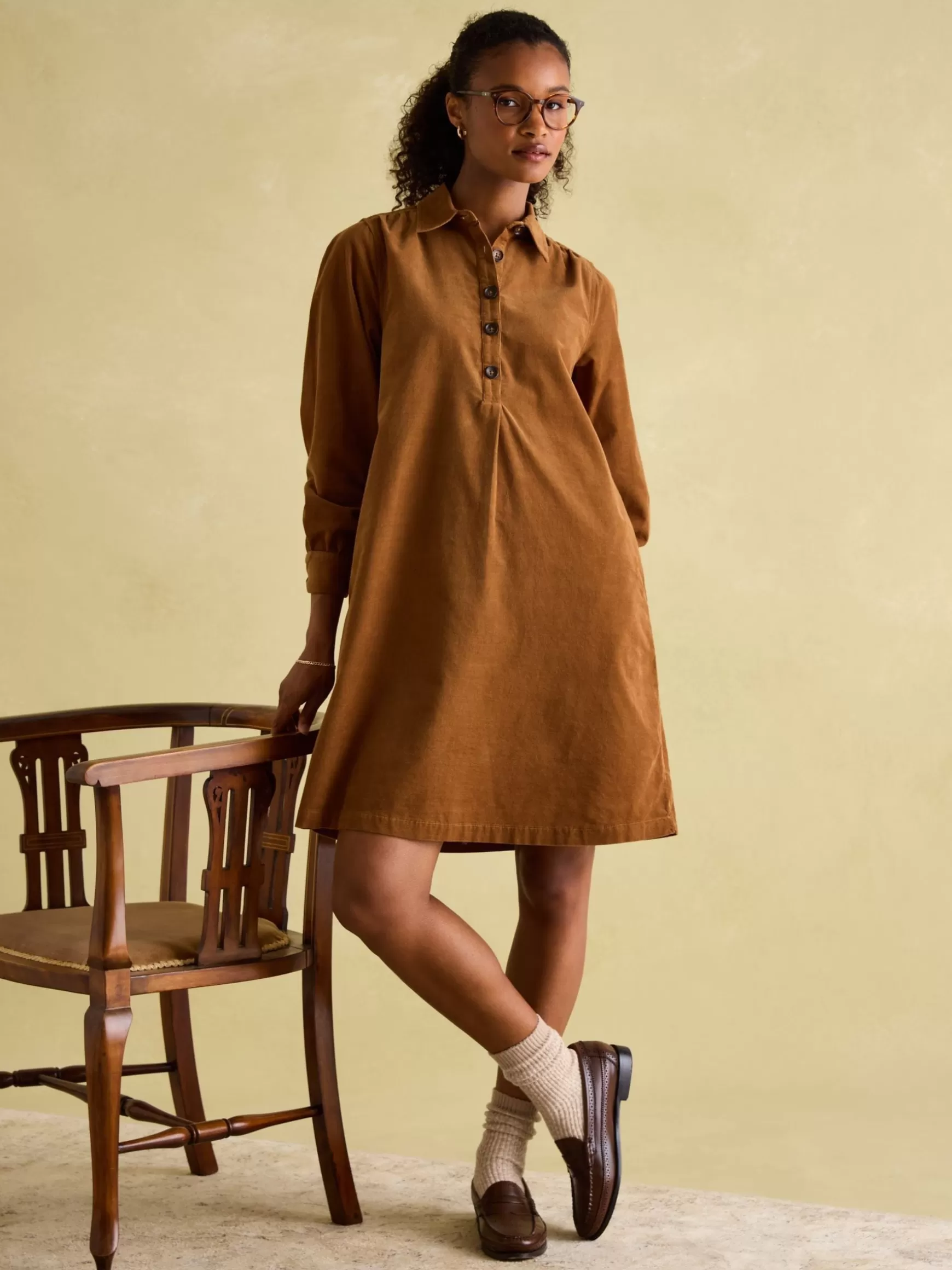 Maple Corduroy Shirt Dress^Joules Best Sale