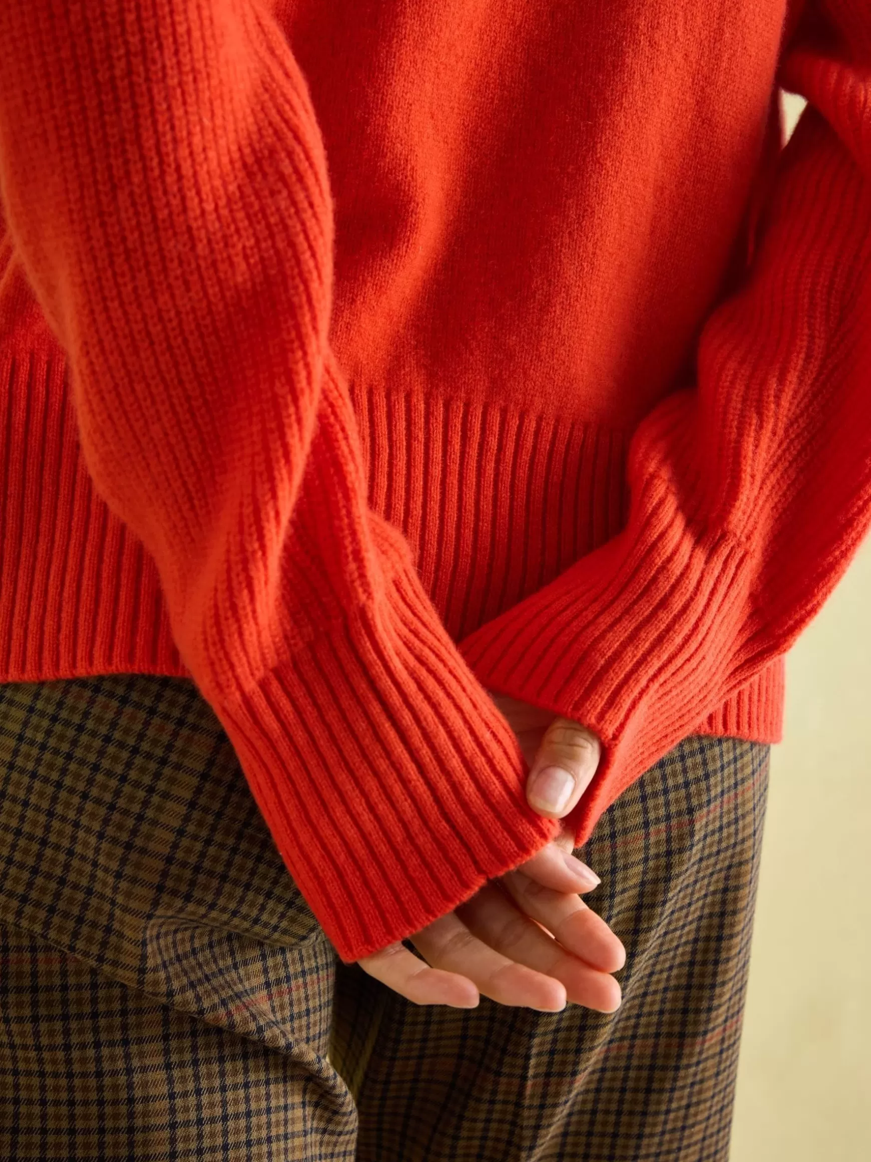 May Merino Wool Jumper with Detachable Roll Neck^Joules Clearance