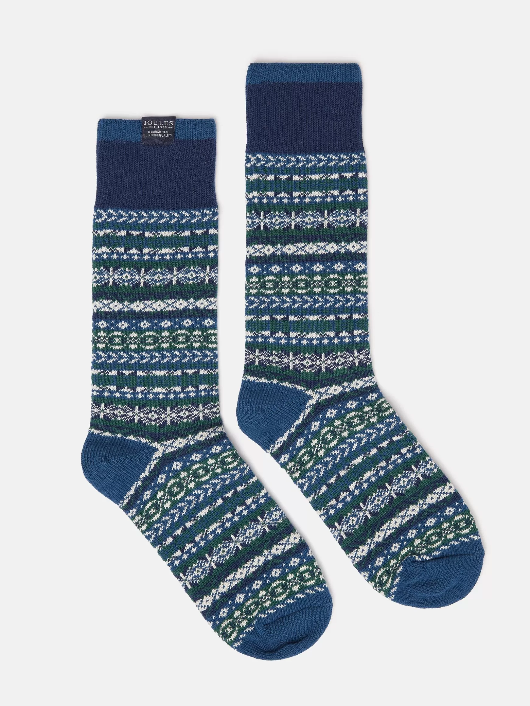 Men's Alby Fair Isle Socks (size 7-12)^Joules Hot