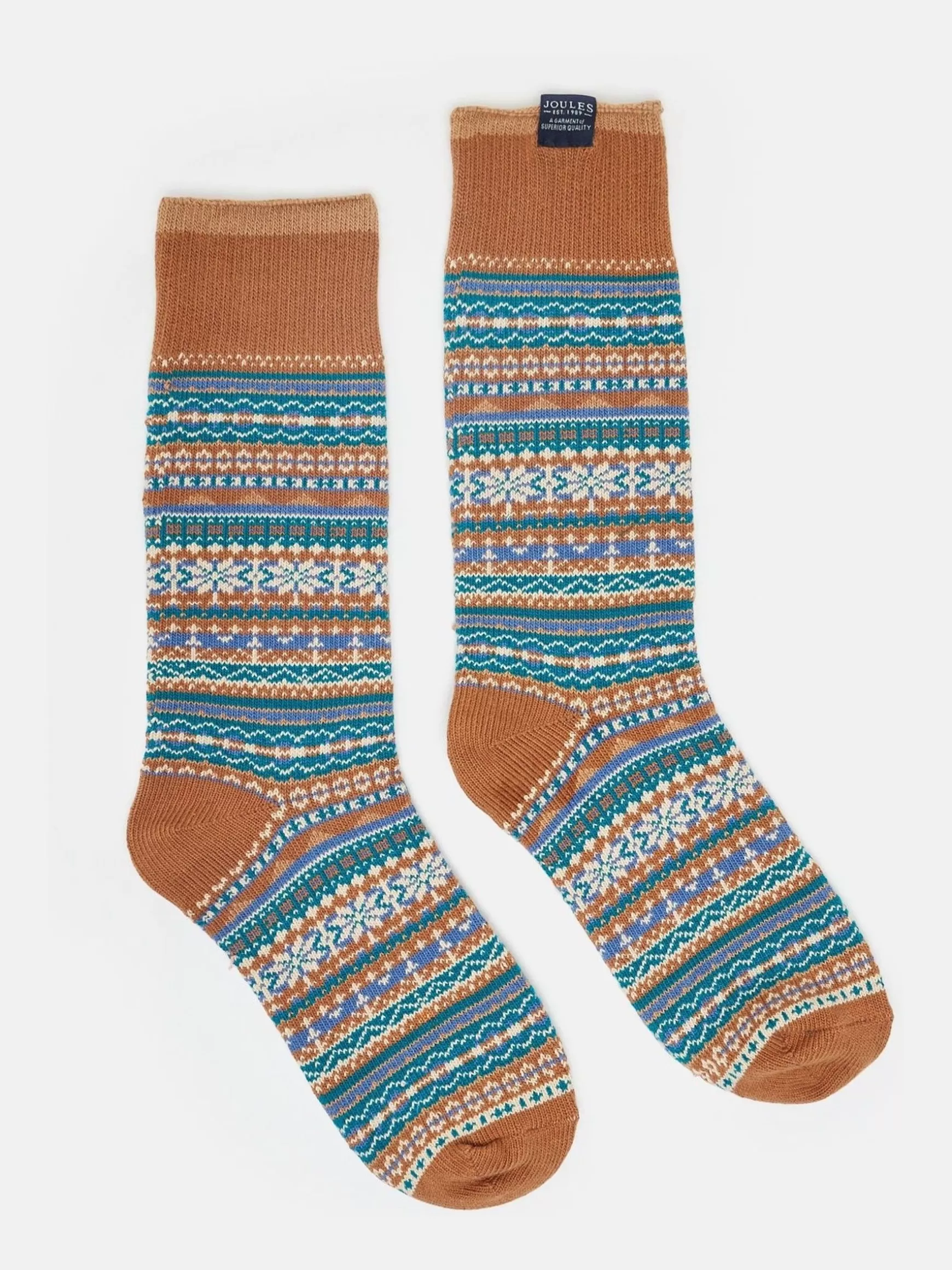 Men's Alby Fair Isle Socks (size 7-12)^Joules Fashion
