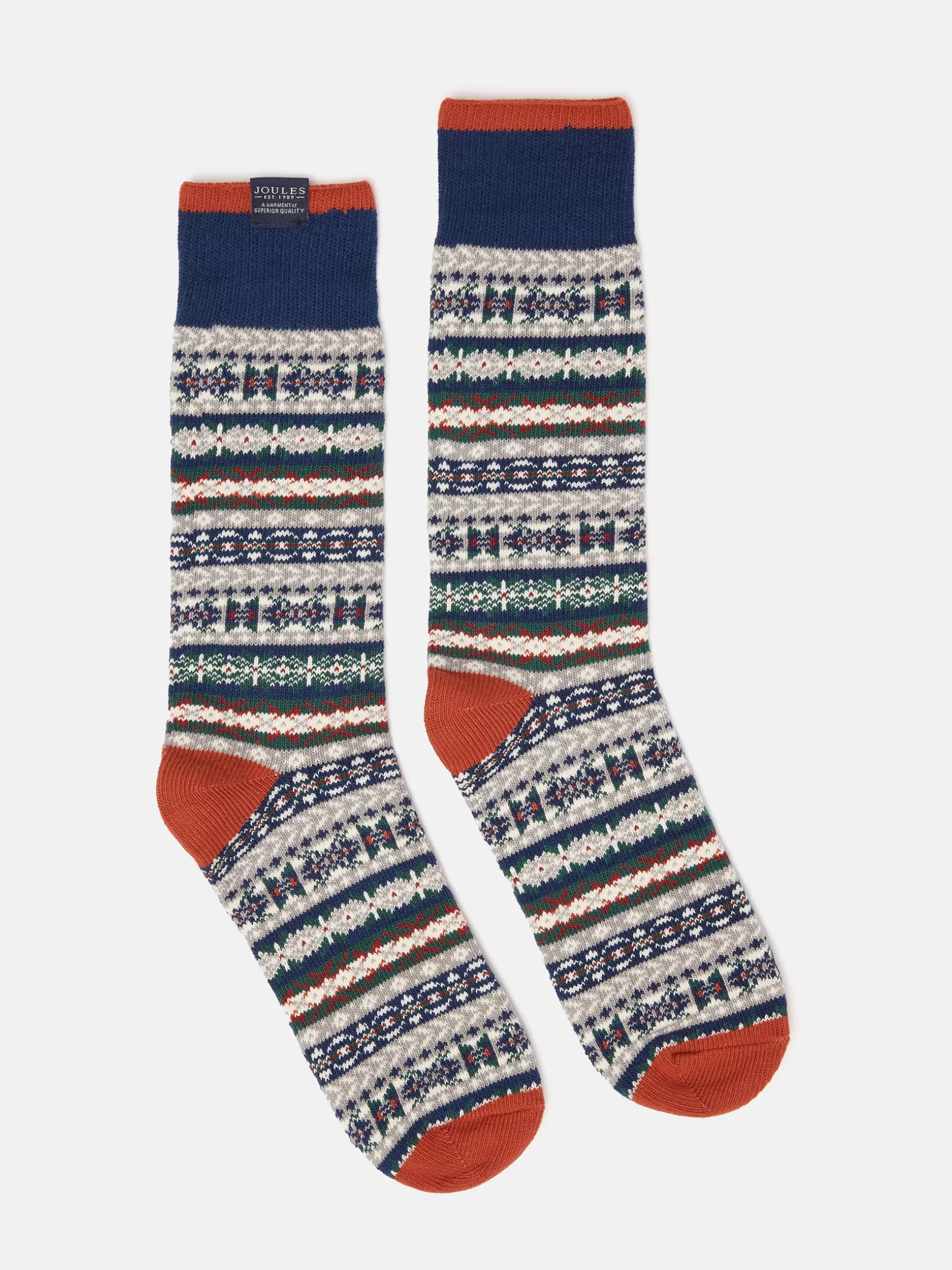 Men's Alby Fair Isle Socks (size 7-12)^Joules Sale