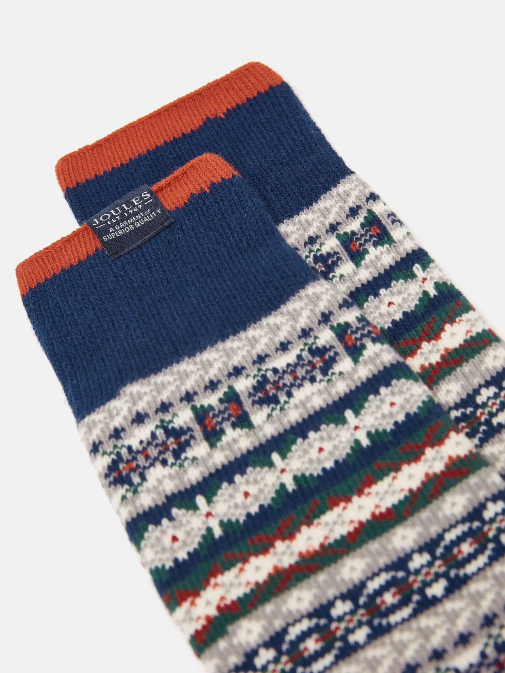 Men's Alby Fair Isle Socks (size 7-12)^Joules Sale