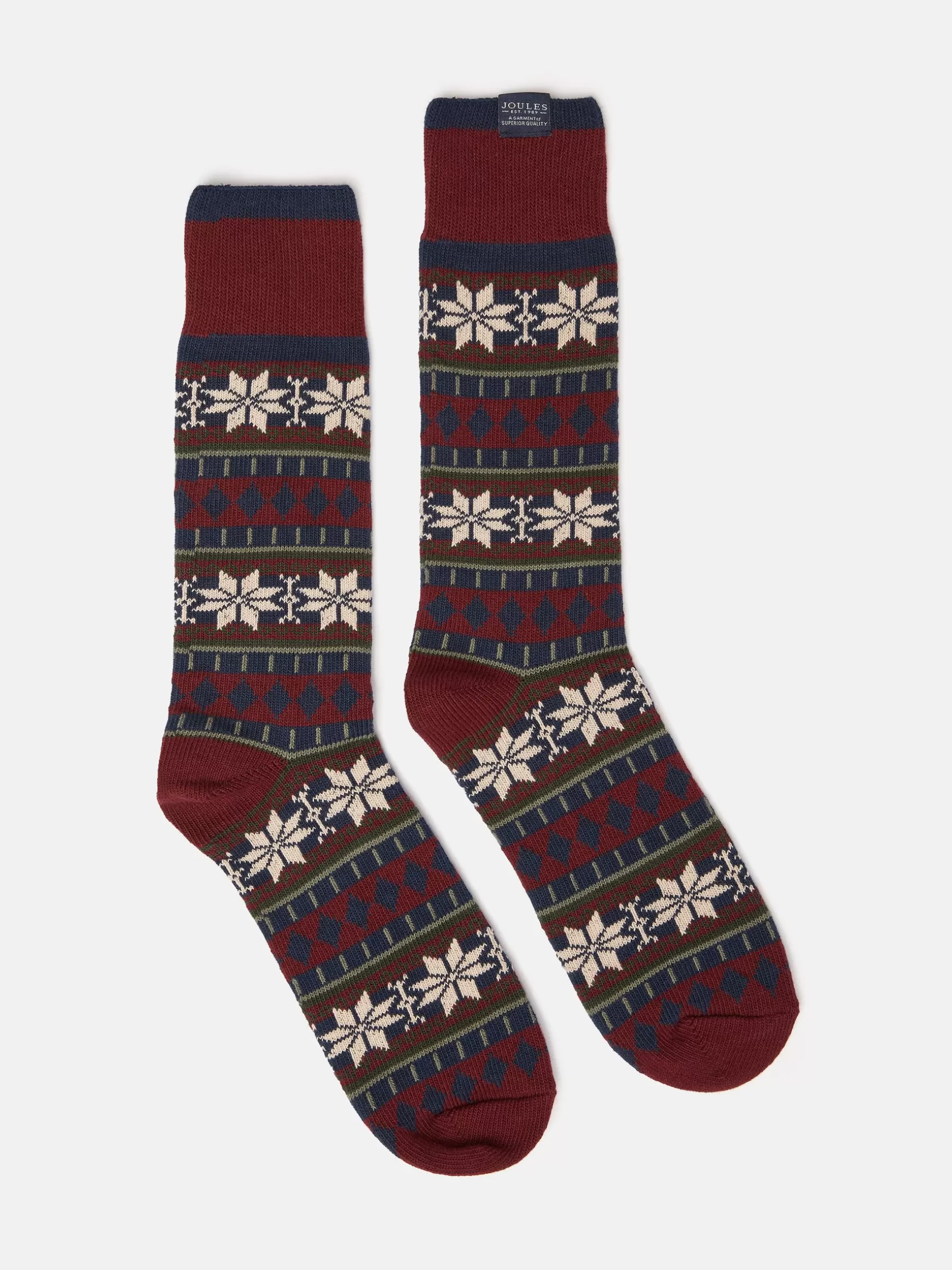Men's Alby Fair Isle Socks (size 7-12)^Joules New