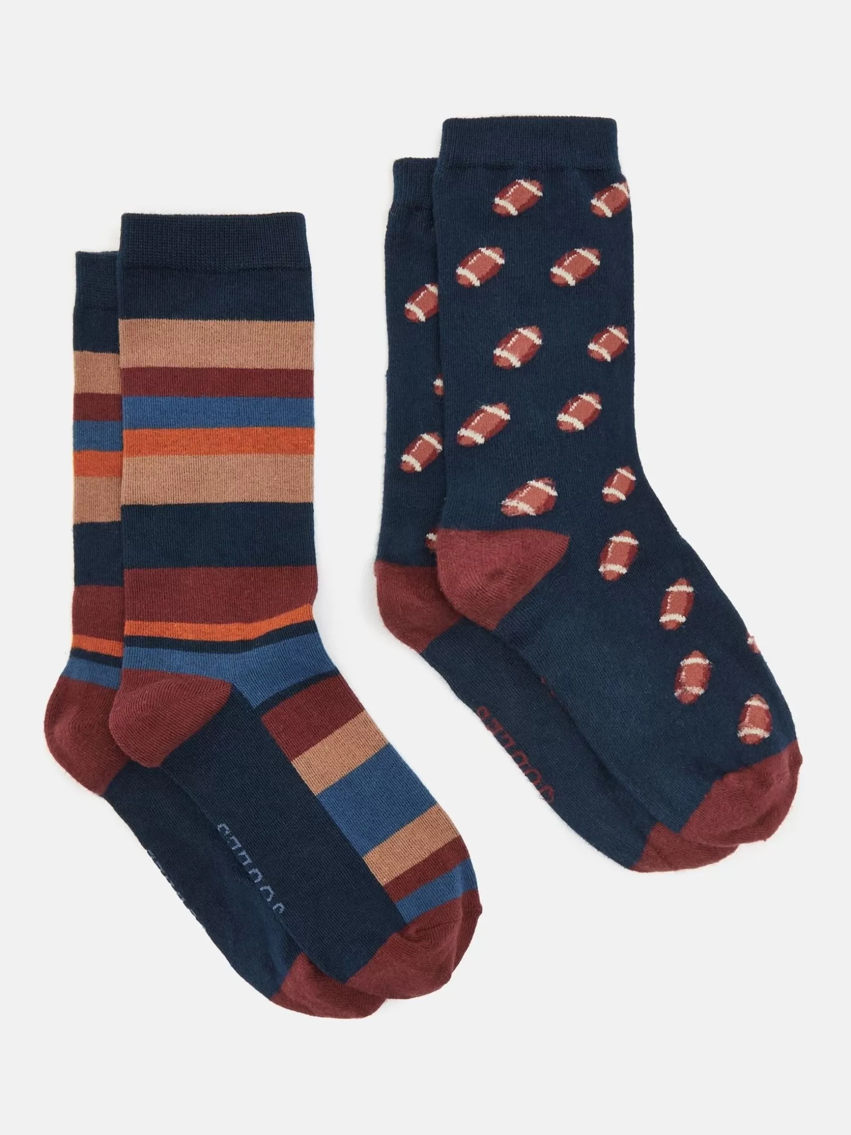 Men's Kingsbury 2 Pack Socks (size 7-12)^Joules Discount