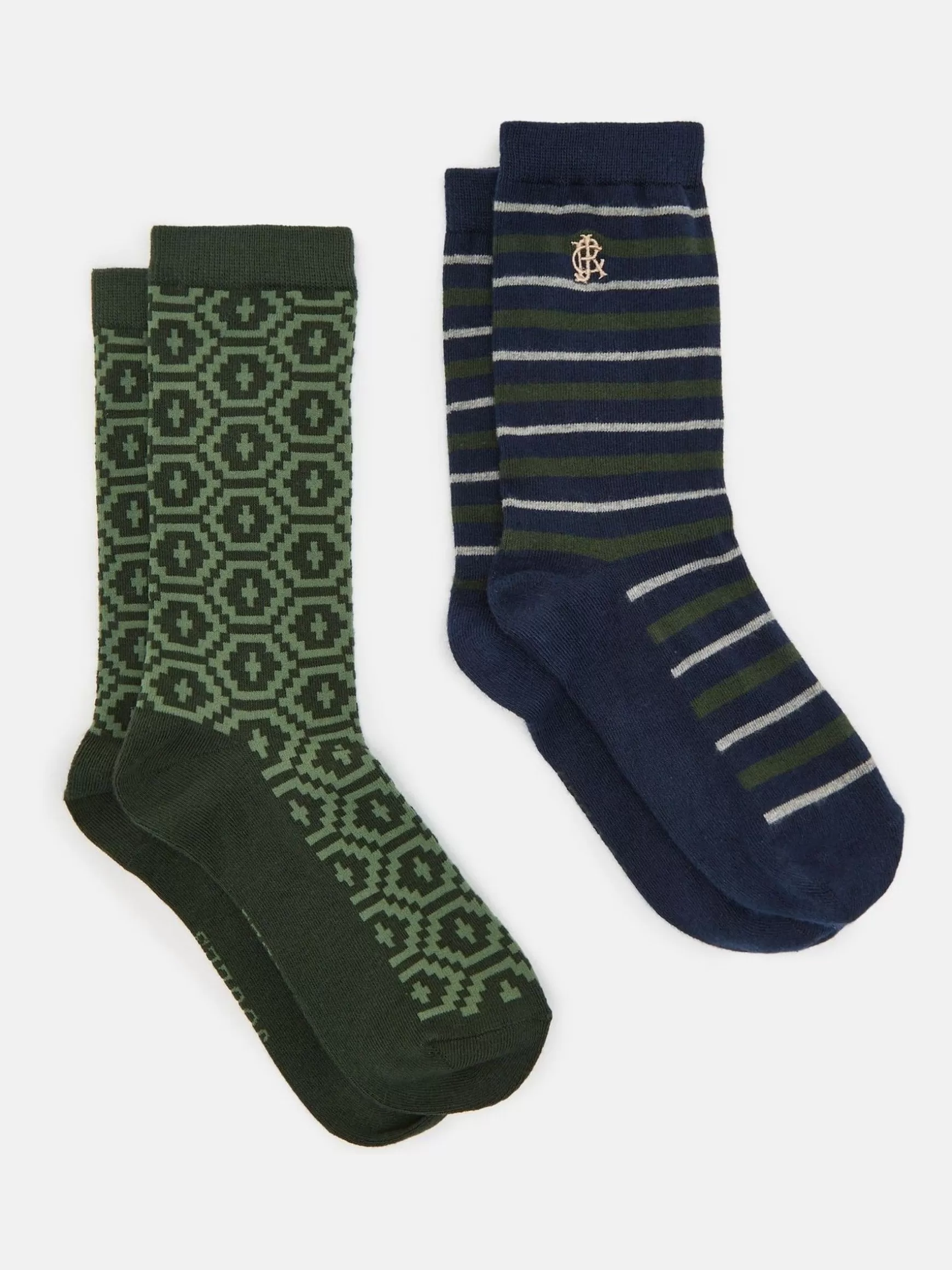 Men's Kingsbury 2 Pack Socks (size 7-12)^Joules Flash Sale
