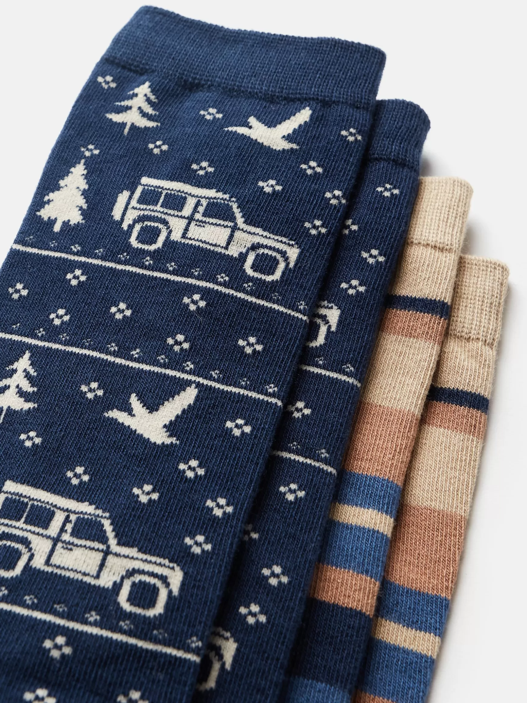 Men's Kingsbury 2 Pack Socks (size 7-12)^Joules Outlet