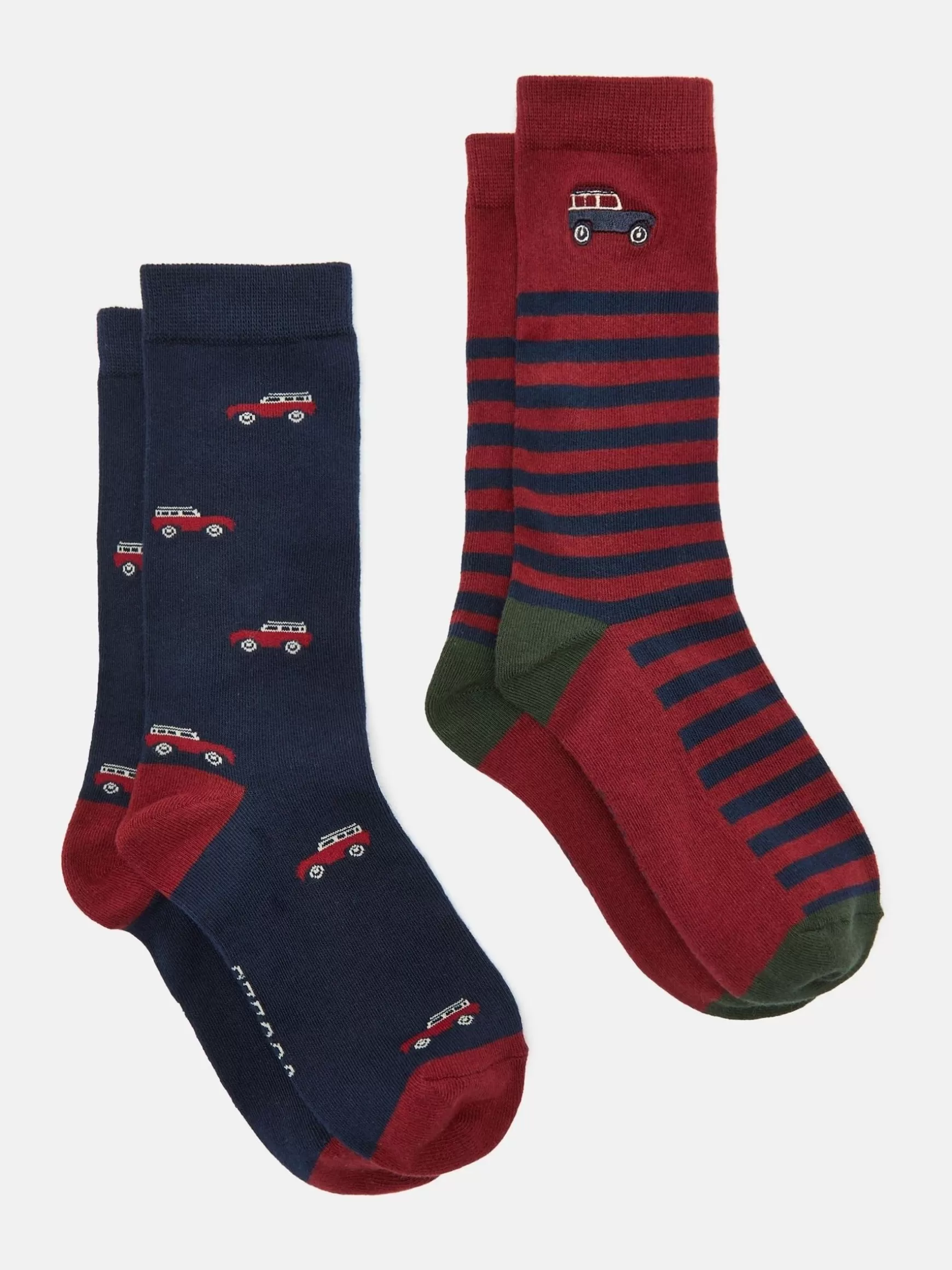 Men's Kingsbury 2 Pack Socks (size 7-12)^Joules Fashion