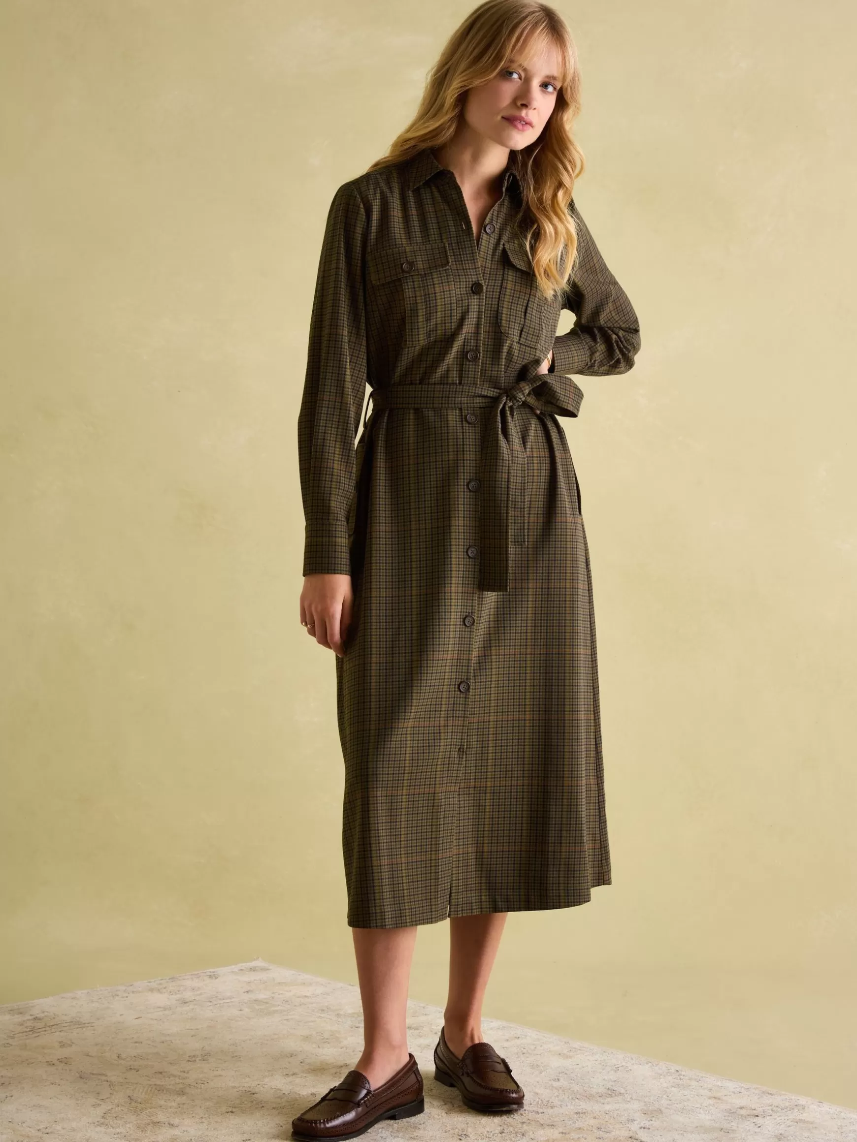 Meredith Midi Shirt Dress^Joules New