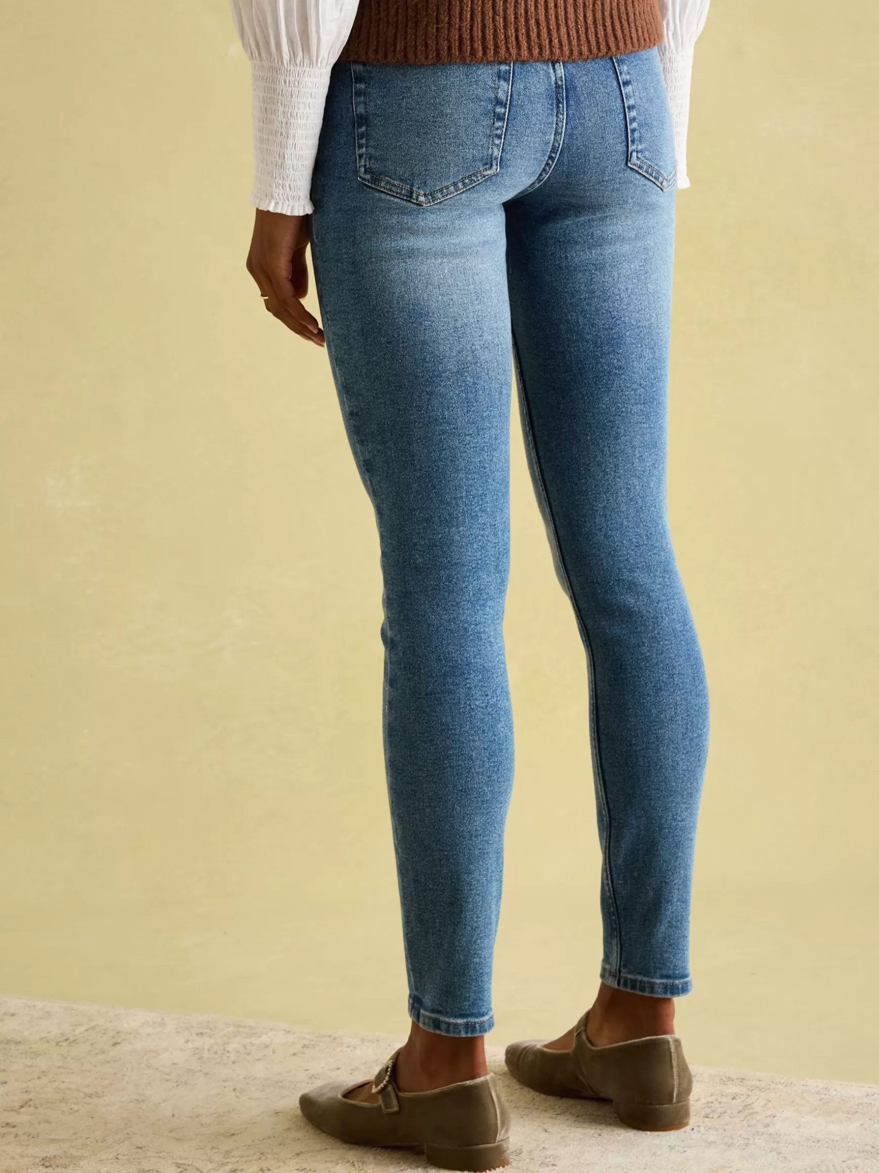 Mid Blue Skinny Fit Jeans^Joules Sale
