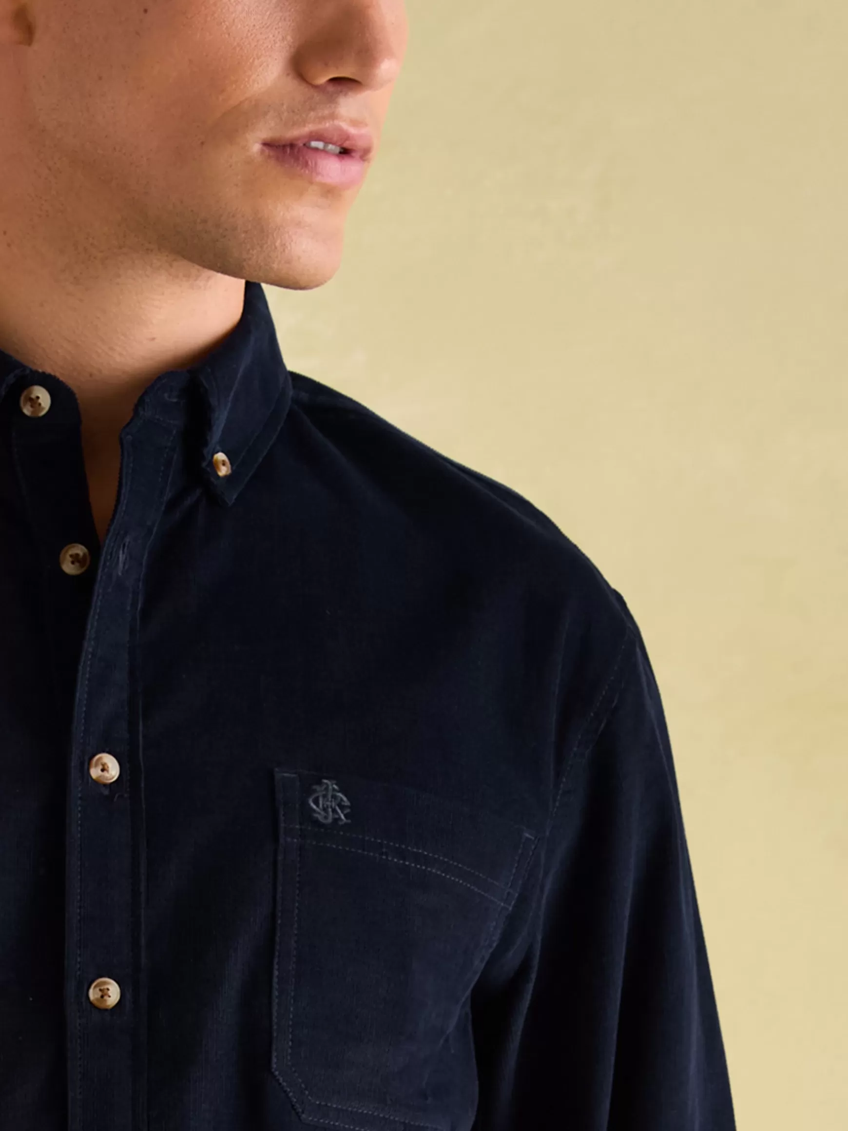 Miller Navy Blue Corduroy Shirt^Joules Hot