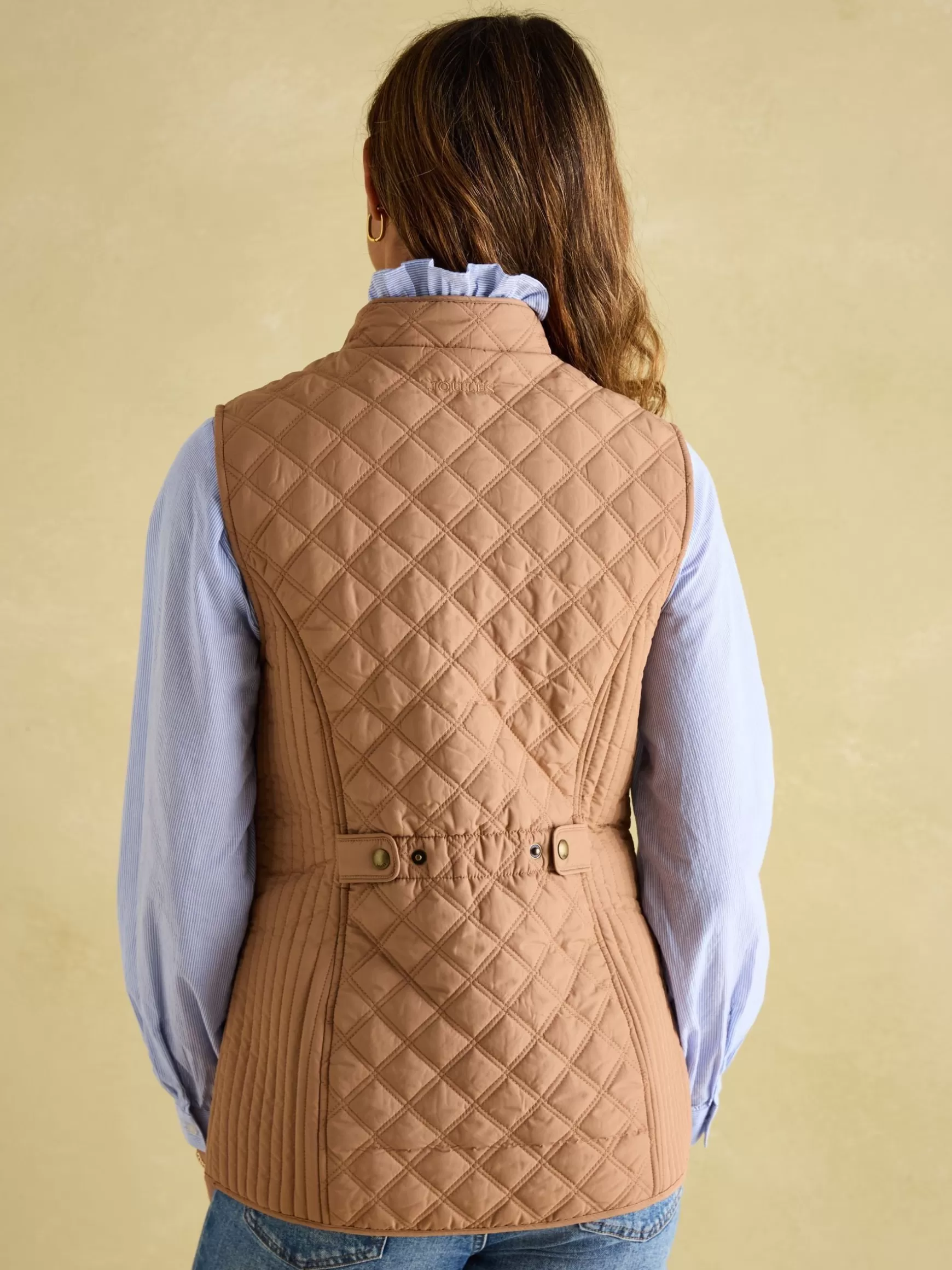 Minx Showerproof Diamond Quilted Gilet^Joules Shop