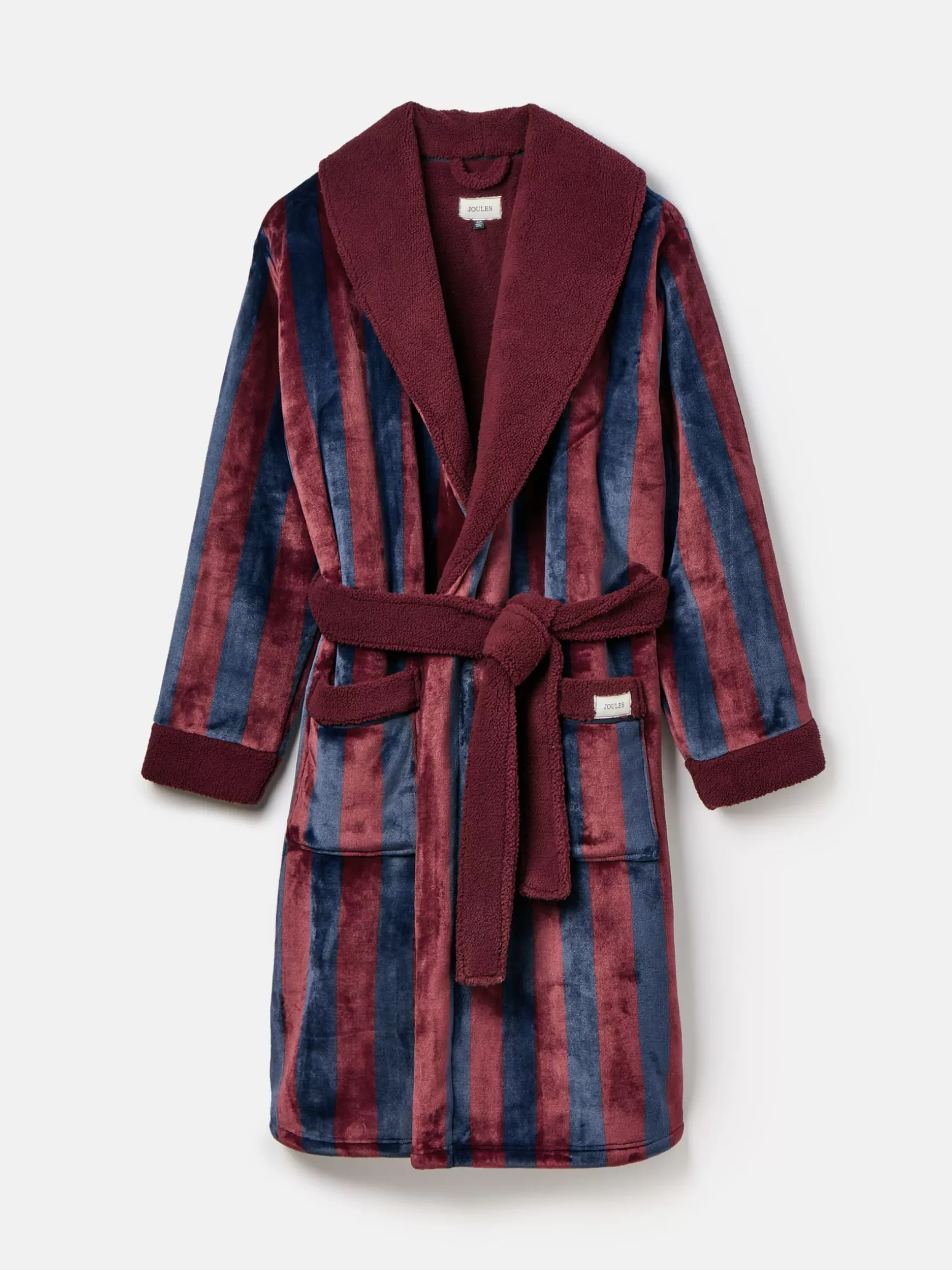Montague Fleece Lined Dressing Gown^Joules Shop