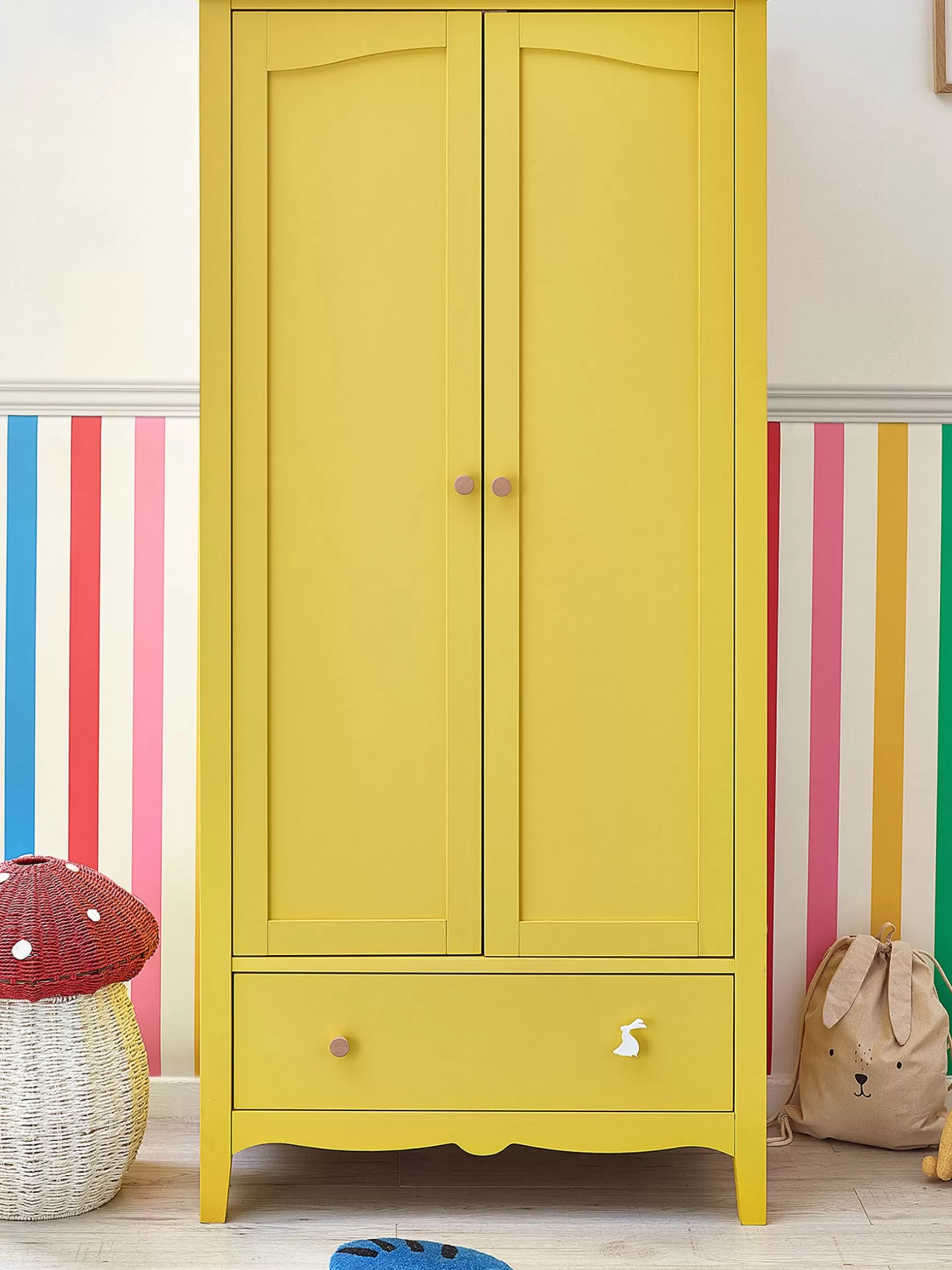 Country Critters Chunky Stripe Wallpaper 10M Wallpaper^Joules Online